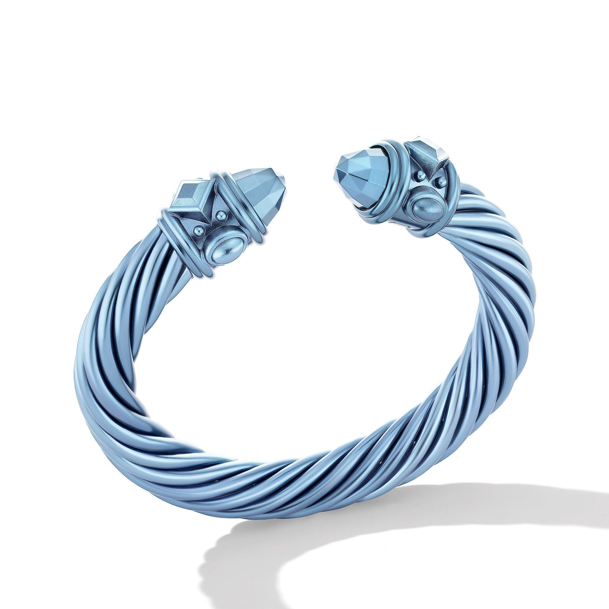 David Yurman o1w1db10526 B11995 Size:S/Bracelet in Blue Aluminum Size ONE SIZE - 1 Thumbnail