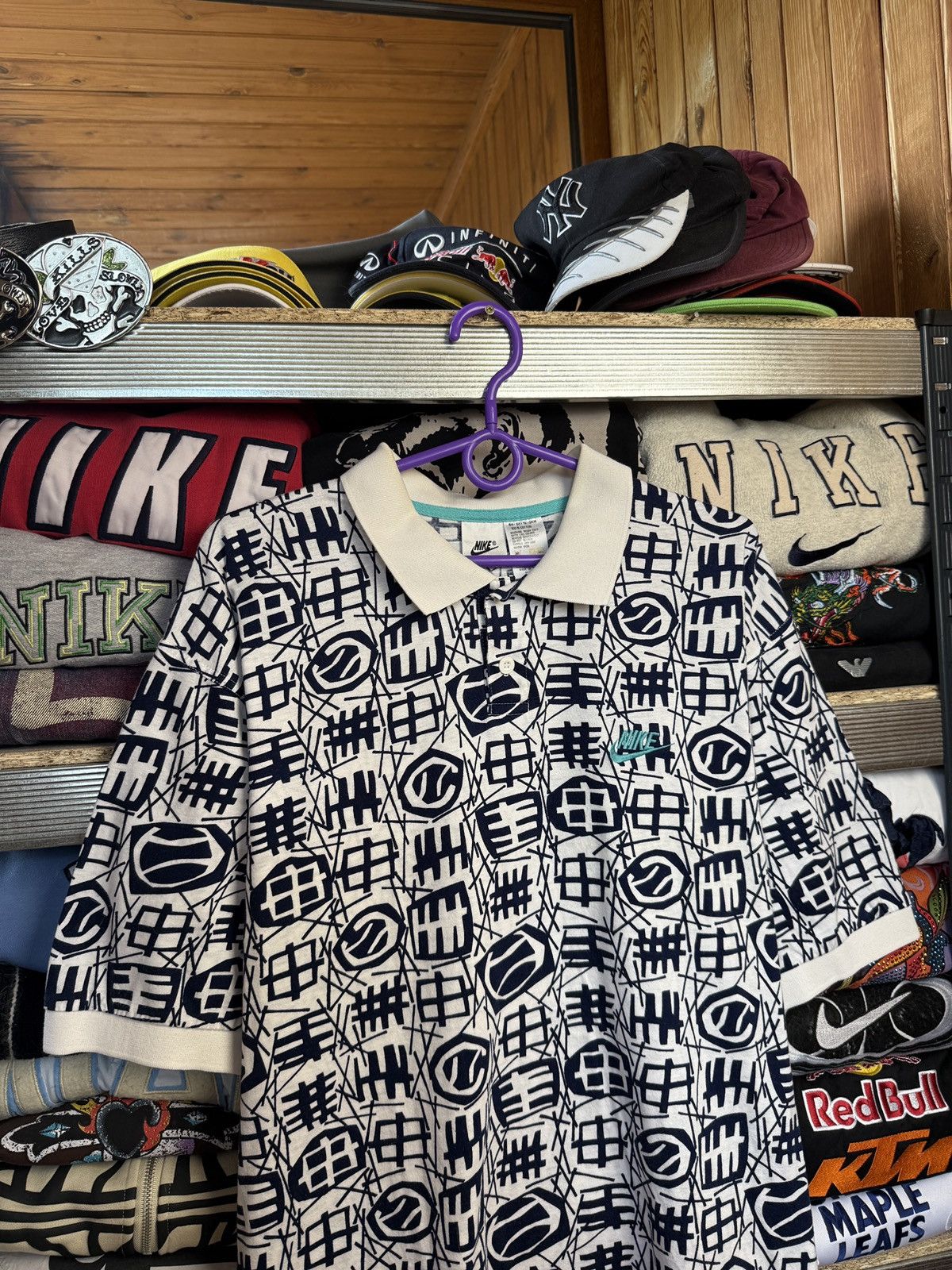 Nike Vintage Nike polo challenge court size M Size US L / EU 52-54 / 3 - 3 Thumbnail