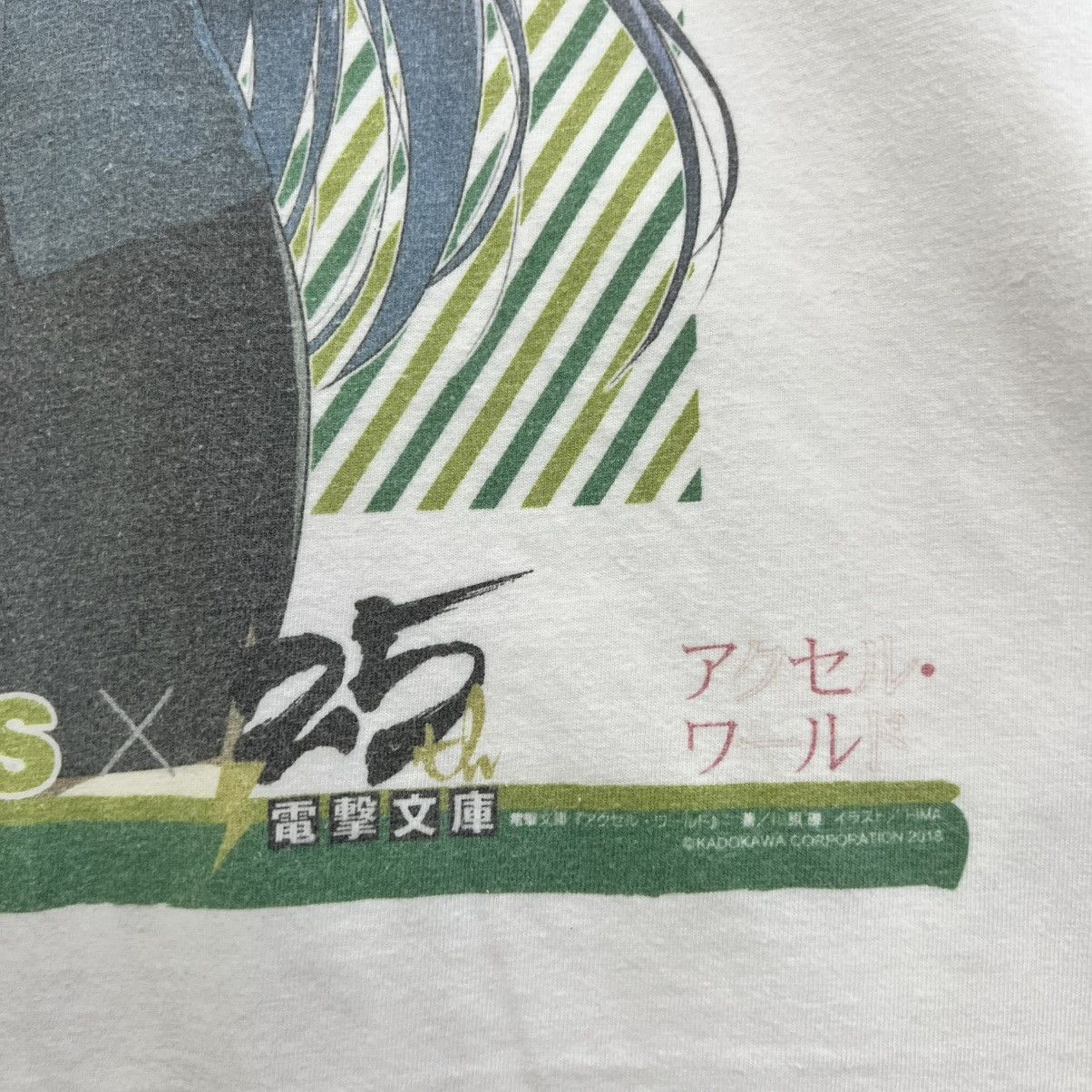 Anime NewDays x Accel World Kuroyukihime Anime Artwork Japan Tee Size US L / EU 52-54 / 3 - 5 Thumbnail