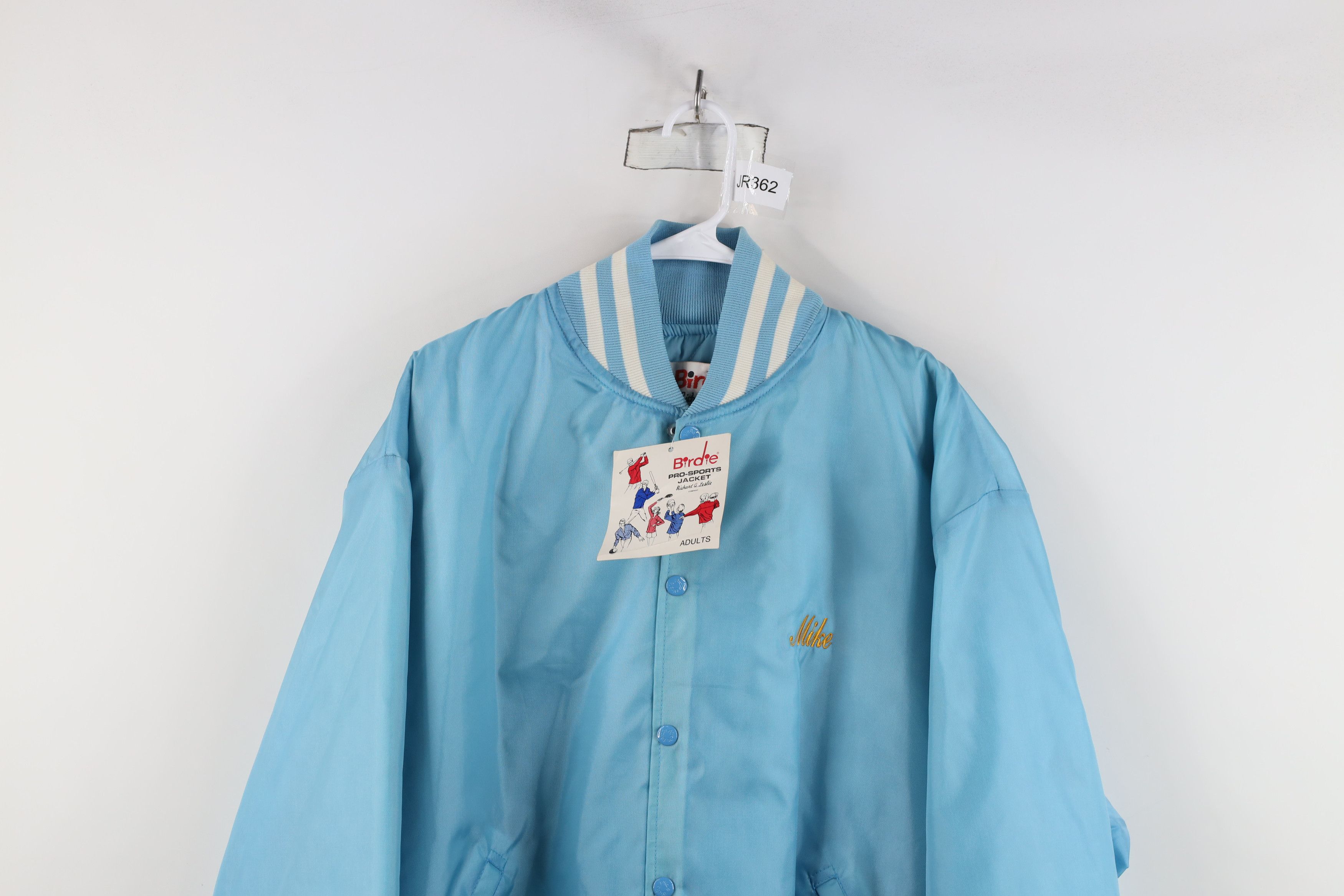 Vintage Deadstock Vintage 70s Legion Striped Satin Bomber Jacket USA Size US XL / EU 56 / 4 - 2 Thumbnail
