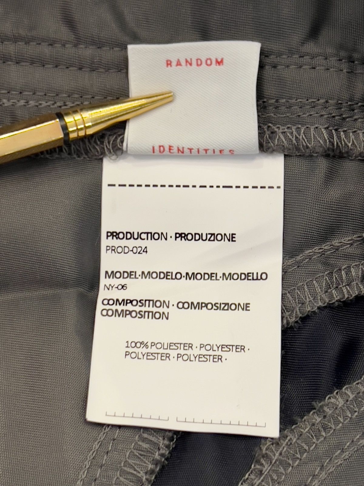 Random Identities NEW RANDOM IDENTITIES BERLIN BAGGIES CARGOS GREY NY-06A M Size US 32 / EU 48 - 19 Thumbnail