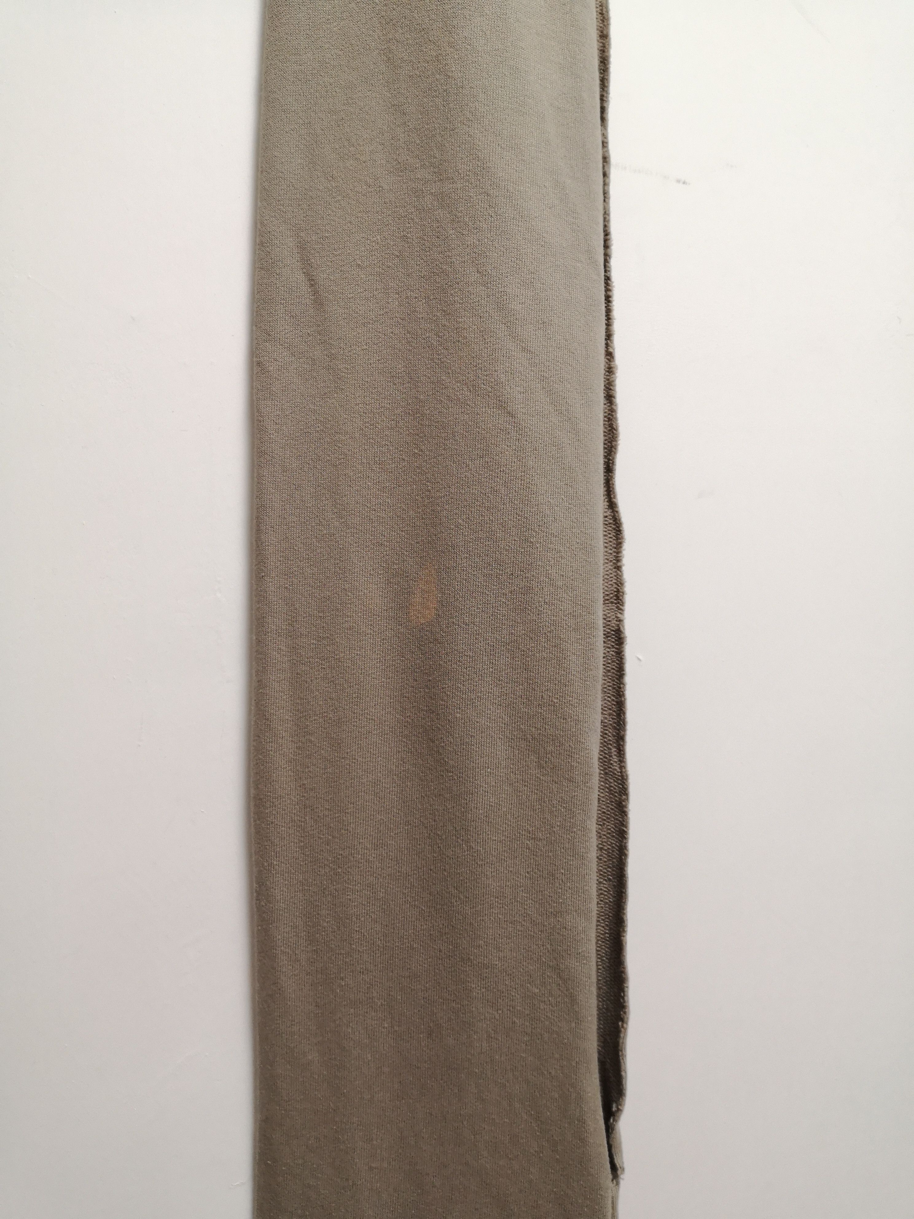 Attachment × Japanese Brand Dusty Sand Cotton Loop Back Swestshirt Hooded Sleeves Scarf Size ONE SIZE - 8 Thumbnail