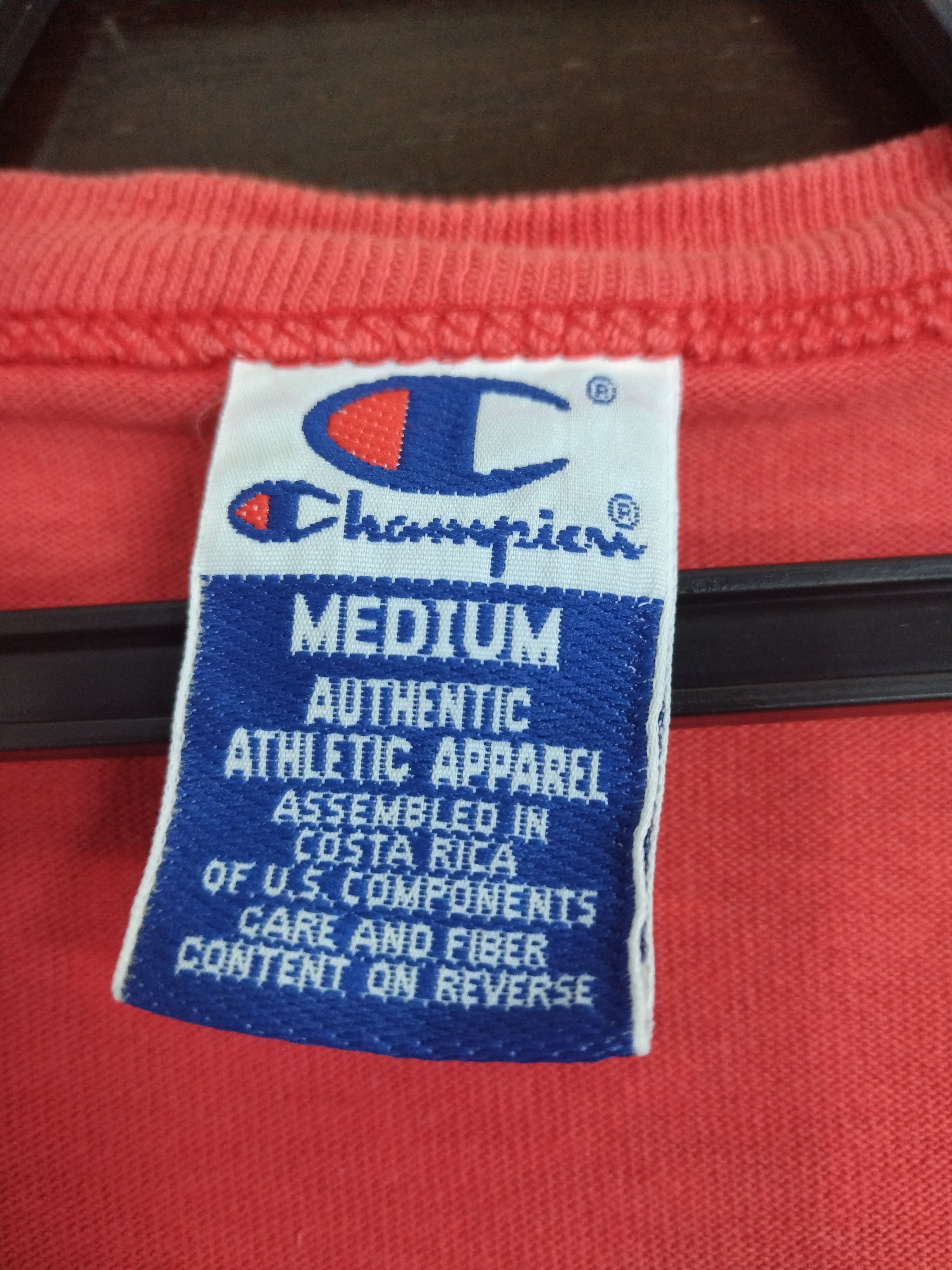 Champion × Vintage Pistol Rare Champion red vintage T Shirt Size US M / EU 48-50 / 2 - 9 Thumbnail