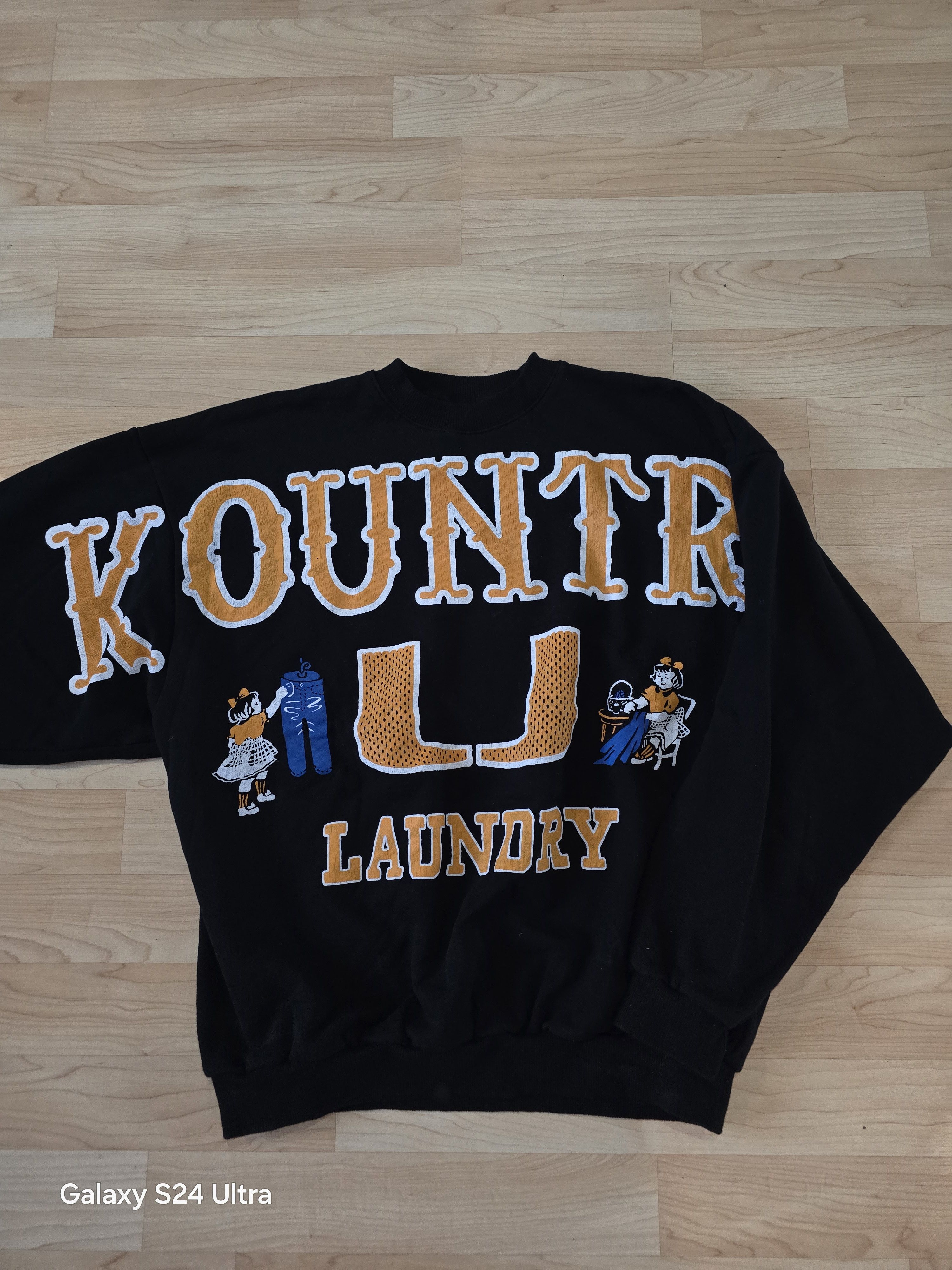 Pre-owned Kapital X Kapital Kountry Kapital Sweater In Black