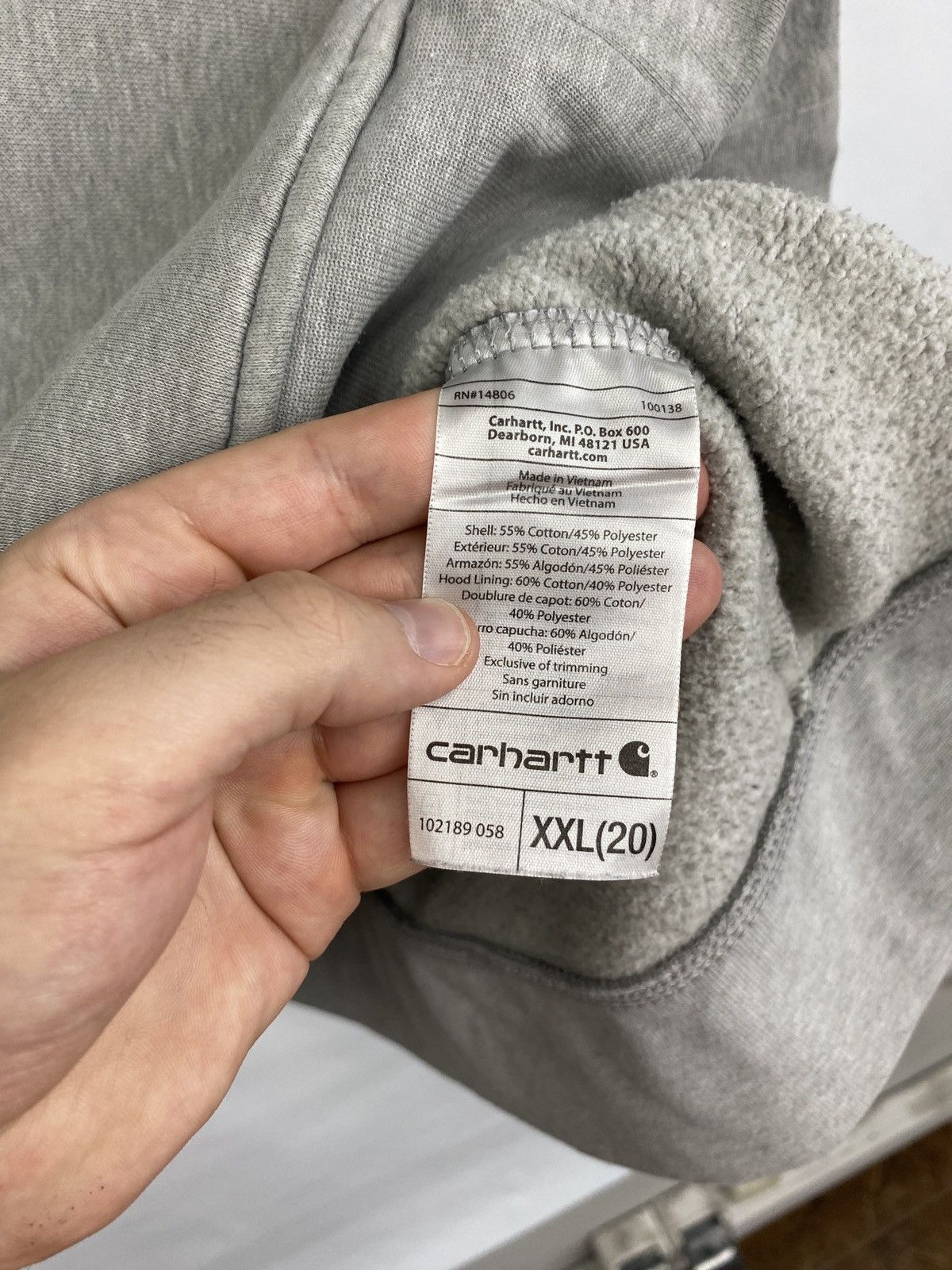 Carhartt 🇺🇸 Vintage 90s Carhartt Works Zip Hoodie Rare Retro Hype Y2K Size US XL / EU 56 / 4 - 7 Thumbnail