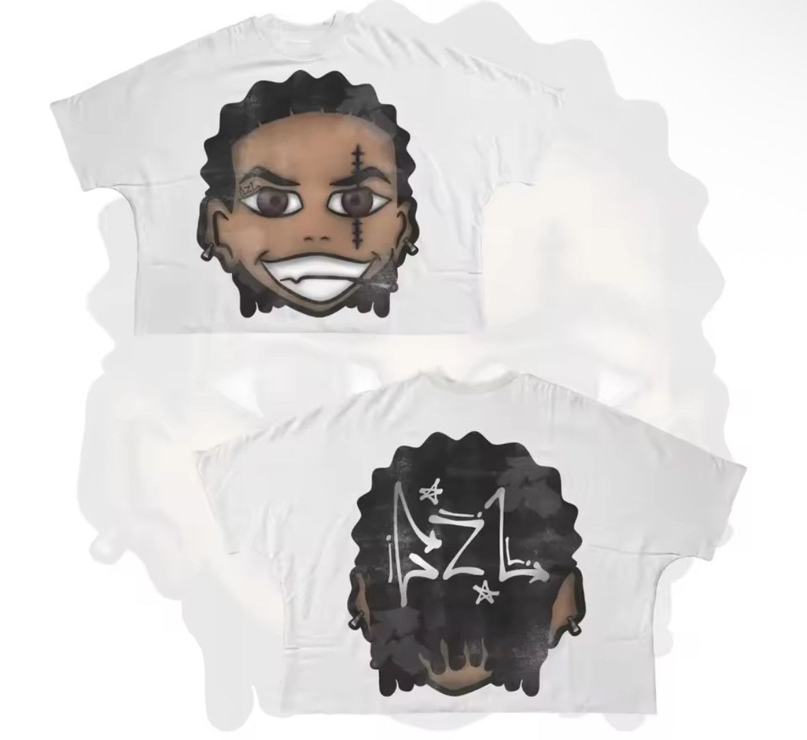 Other Y2K Streetwear Goth Fashion White T-Shirt Punk Graphic Tees Size US XXL / EU 58 / 5 - 1 Thumbnail