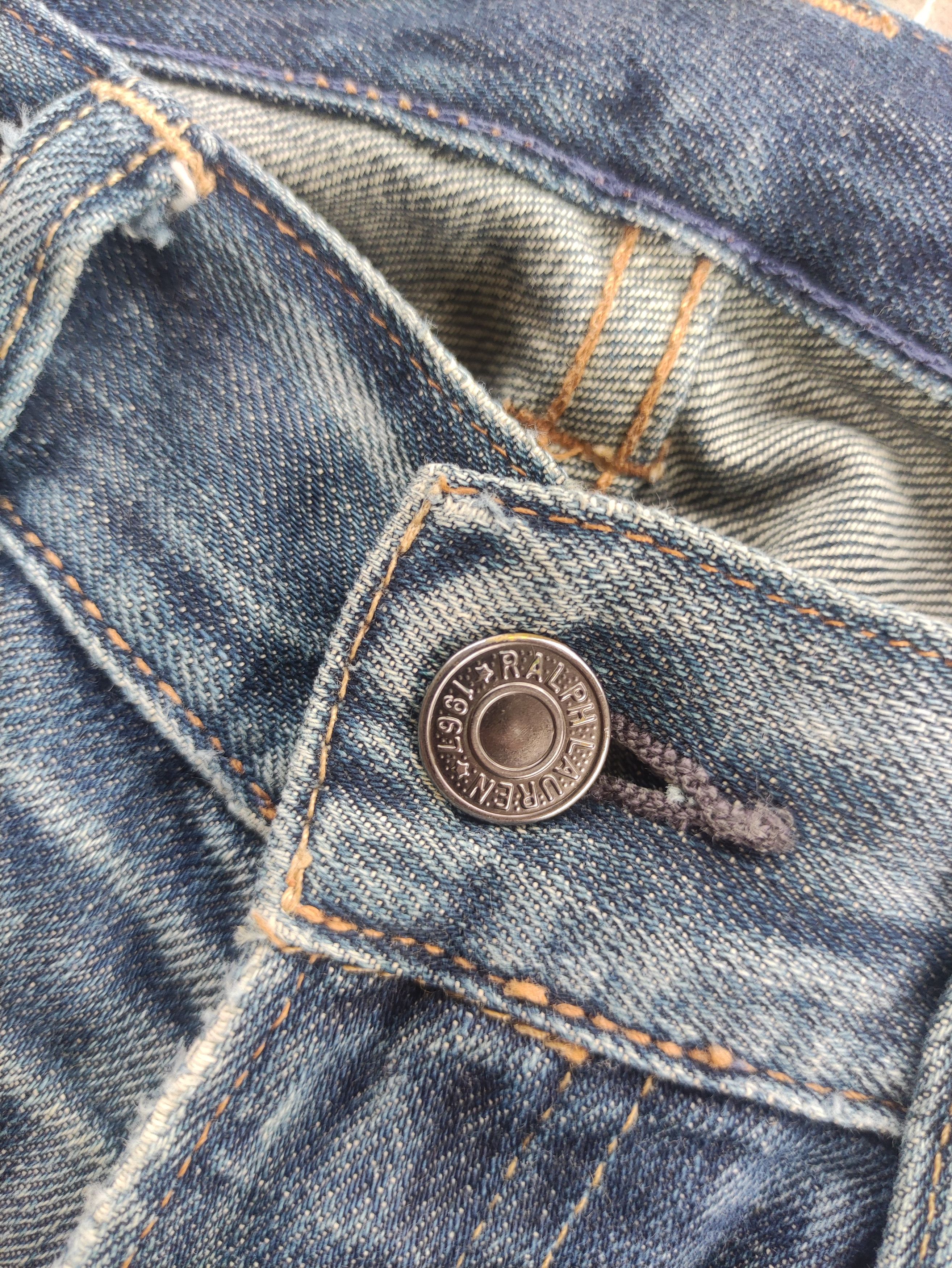 Polo Ralph Lauren Vintage Polo Ralph Lauren Selvedge Distressed Faded Denim Size US 35 - 6 Thumbnail