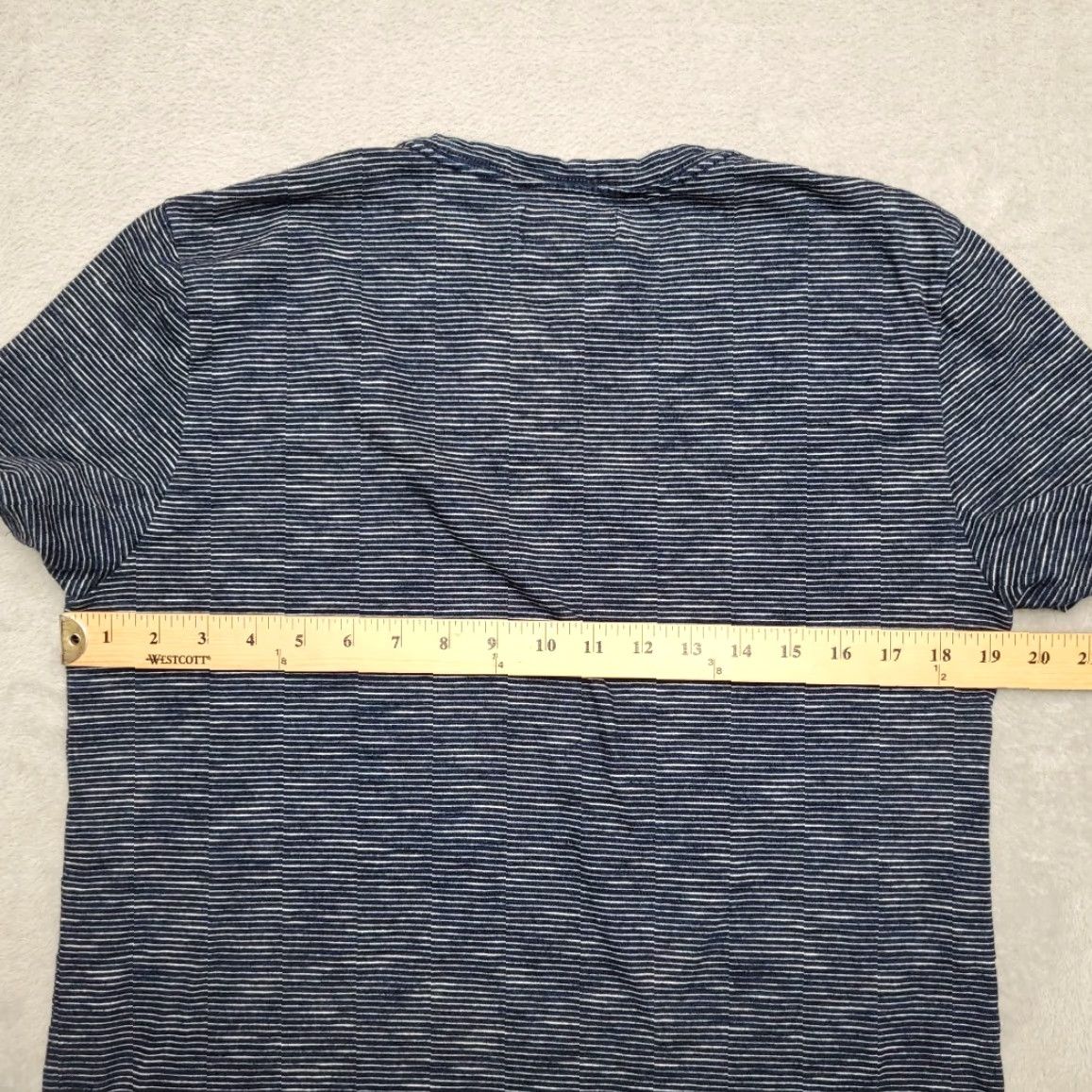 Everlane Everlane Shirt Mens L Blue Striped Crewneck Short Sleeve TEE Size US L / EU 52-54 / 3 - 5 Thumbnail