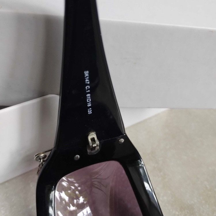 Dior × Vintage Vintage dior 00ss paper clip sunglasses Size ONE SIZE - 3 Thumbnail