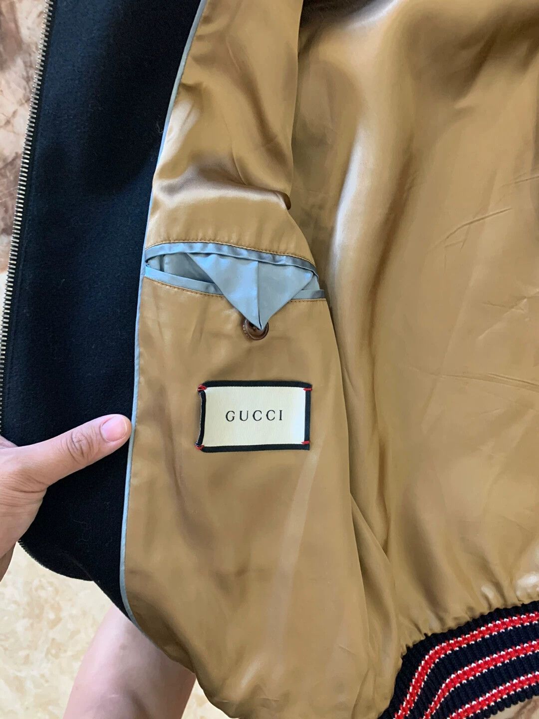 Gucci Gucci Jacket 48 Wool Bee Embroidery Silk Lining Size US M / EU 48-50 / 2 - 4 Thumbnail