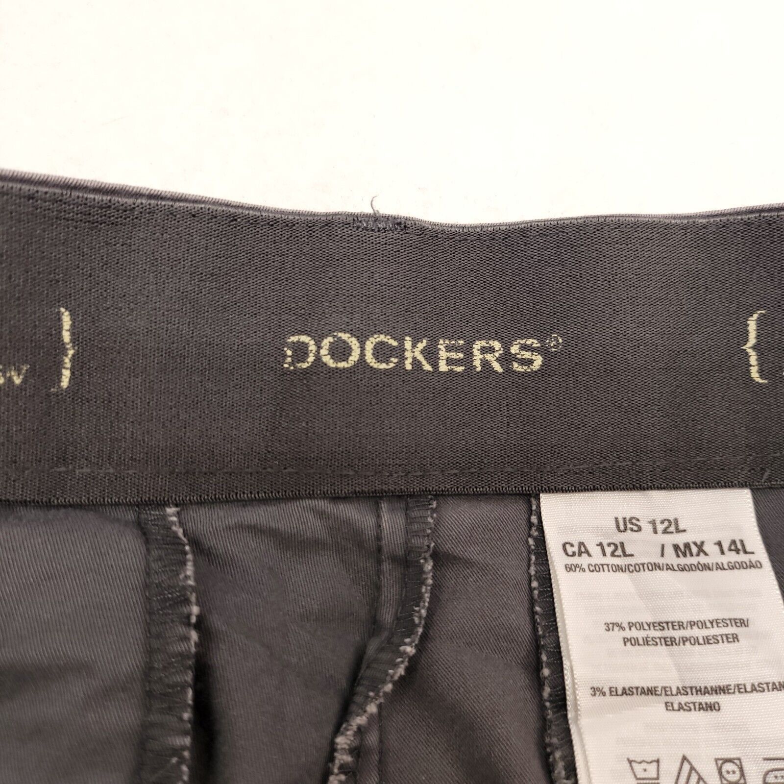 Dockers Dockers Button Medium Wash Chino Pants Womens Size 12 Gray Size 34" / US 12 / IT 48 - 4 Thumbnail
