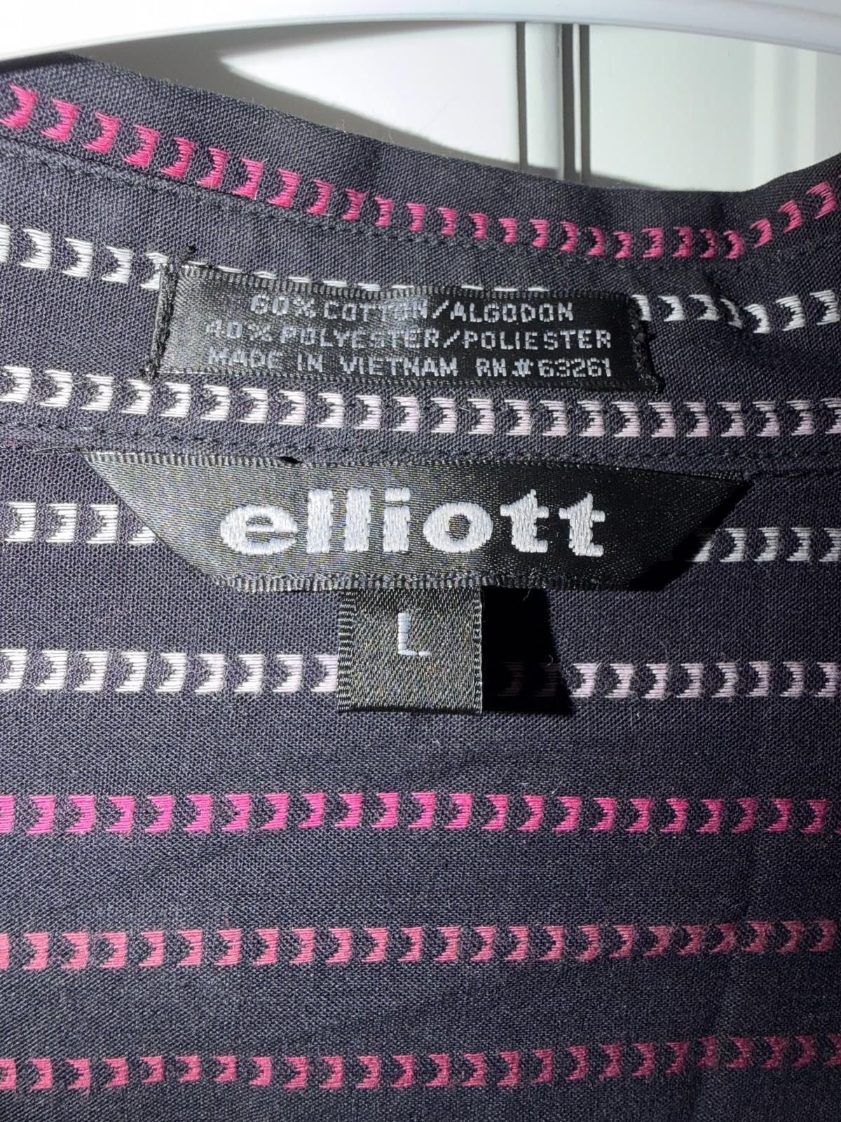 Elliott Elliott Men's Long Sleeve Striped Button-Up Shirt Size L Size US L / EU 52-54 / 3 - 2 Thumbnail