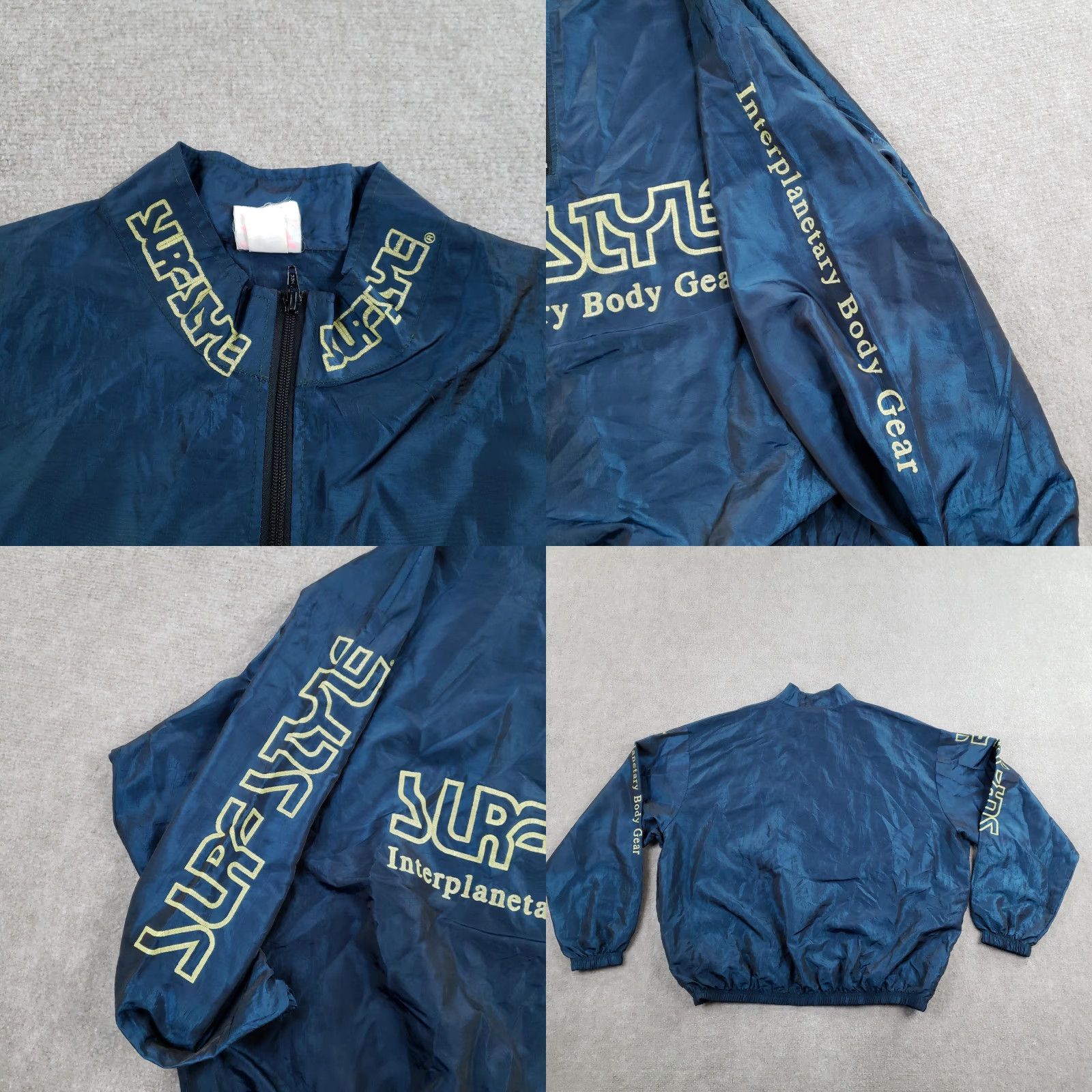 Vintage VINTAGE Surf Style Jacket Mens One Size 90s Blue Windbreaker Pullover Casual Size US M / EU 48-50 / 2 - 8 Thumbnail