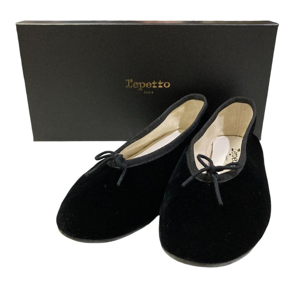 Other Other Repetto Lilouh Velour Ballet Flats Textile Shoes DUTY FREE for USA Size ONE SIZE - 1 Thumbnail