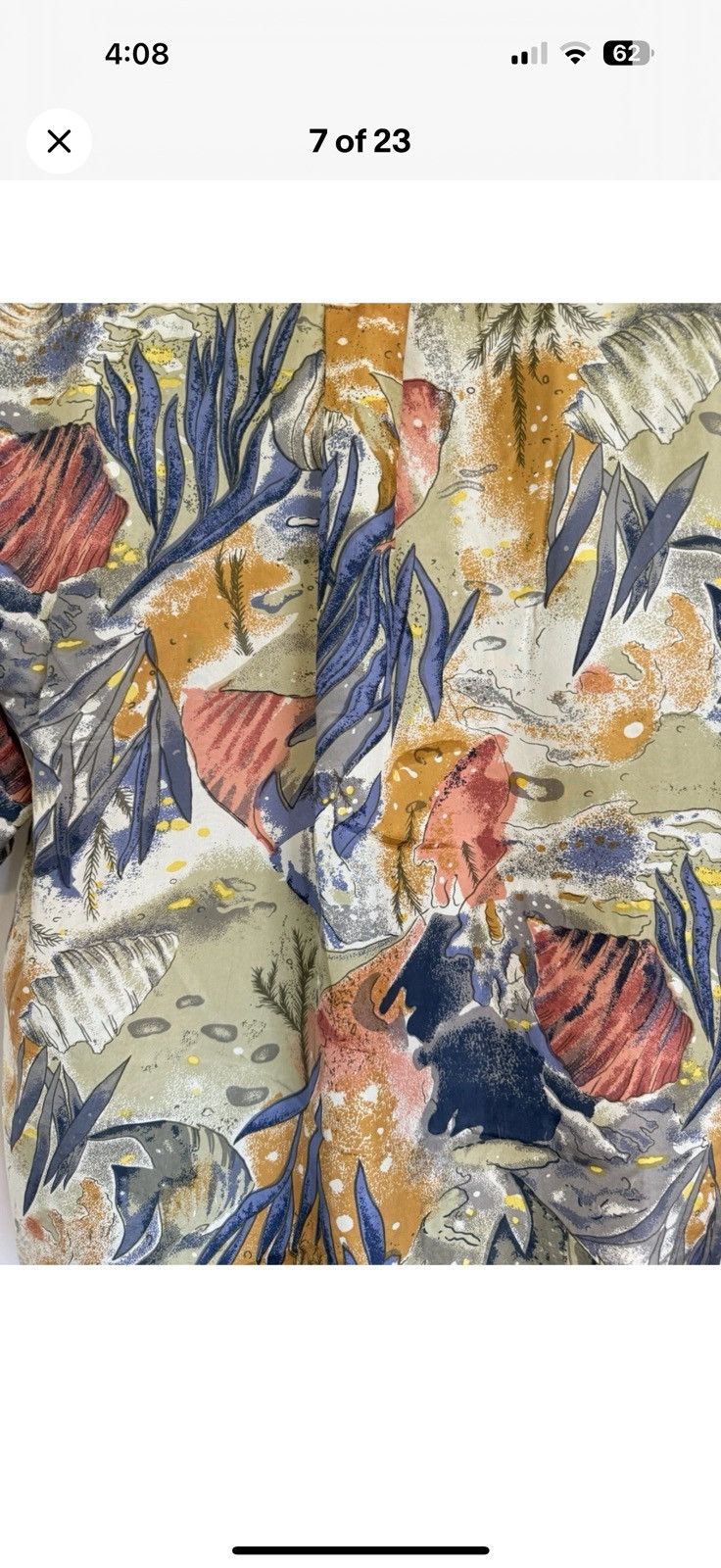 Other Summa Silk Tropical Fish Shirt XL Short Sleeve Hawaiian Size US XL / EU 56 / 4 - 7 Thumbnail