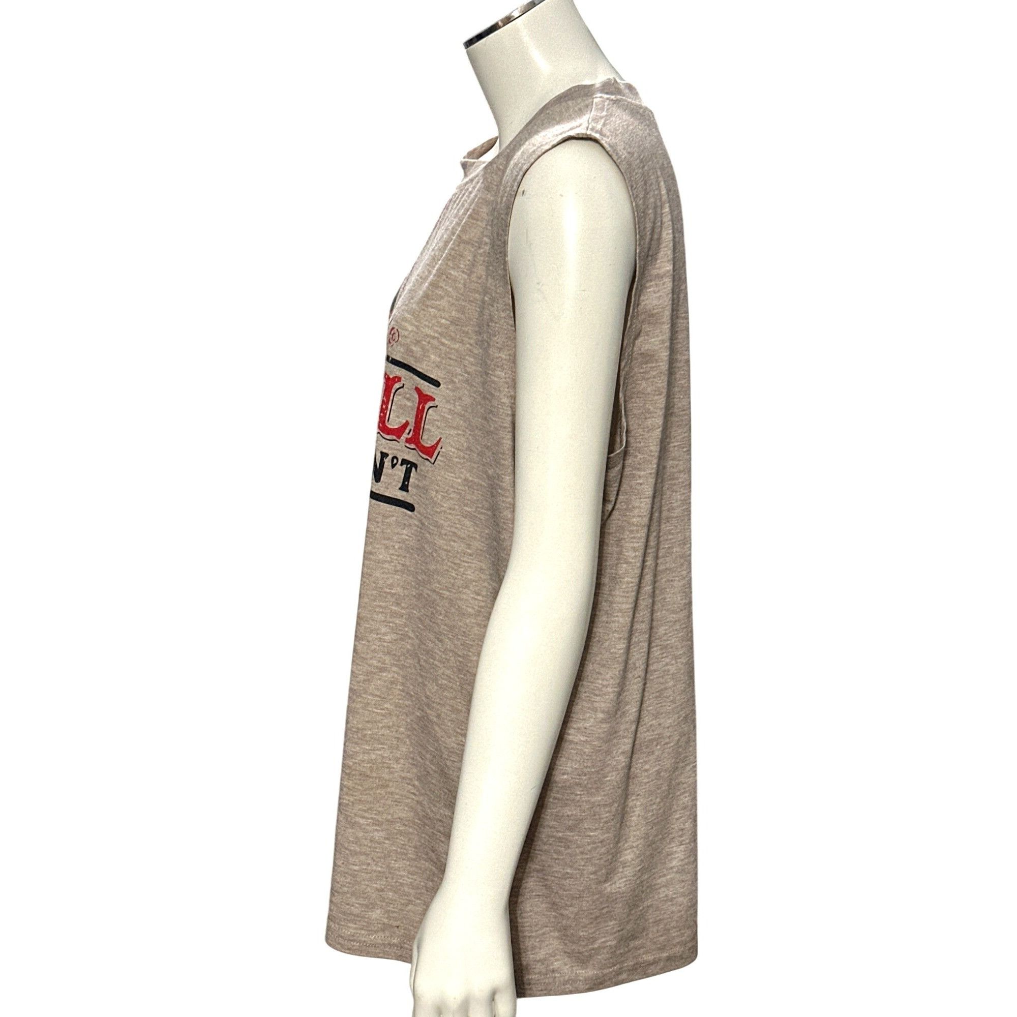 Other CCC Brown Sleeveless The Hell I Wont Graphic Tee Size XL Size XL / US 12-14 / IT 48-50 - 2 Thumbnail