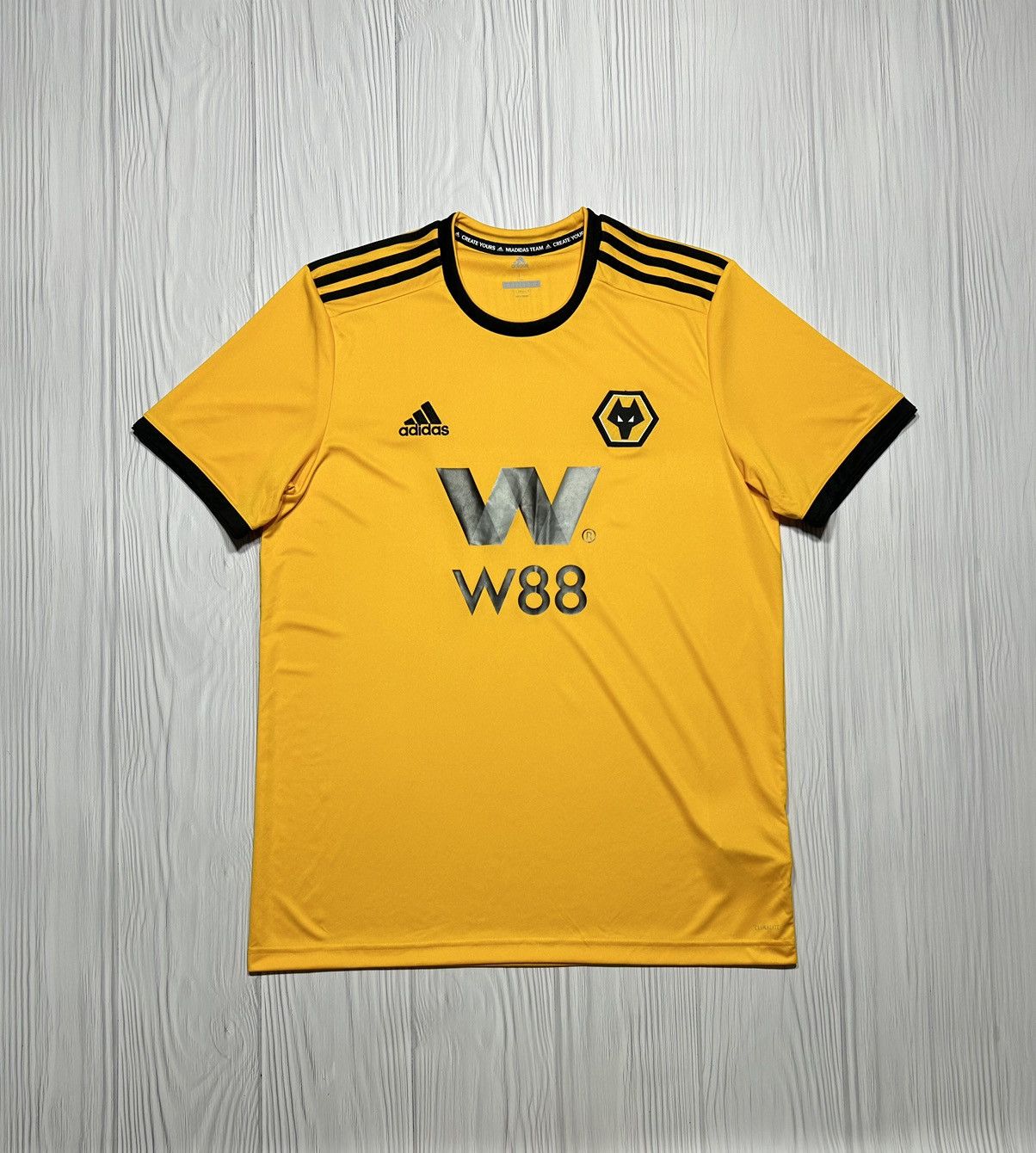 Adidas Wolverhampton 2018/19 Adidas Soccer Jersey Size L Size US L / EU 52-54 / 3 - 1 Thumbnail