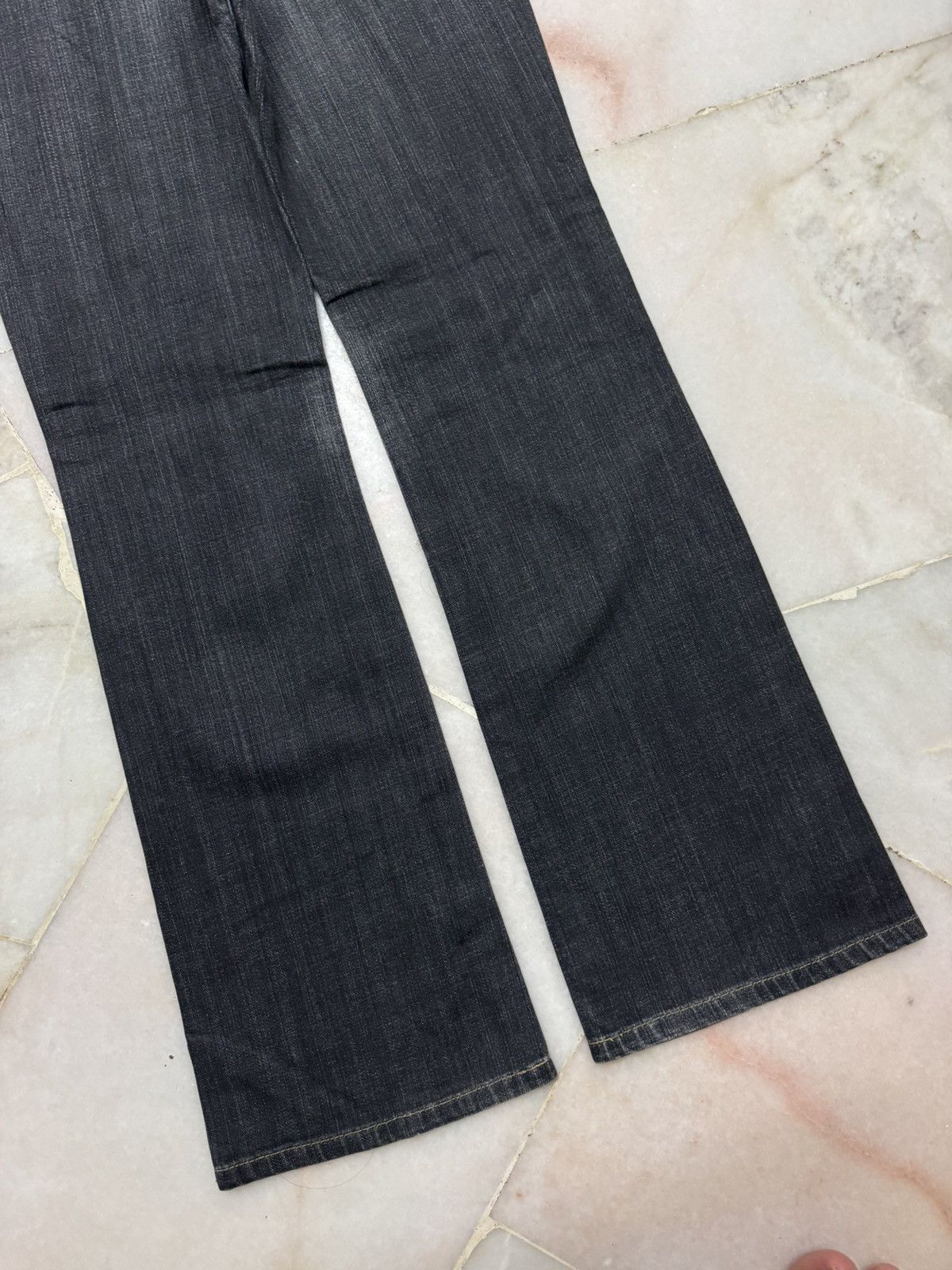 Uniqlo 💥FLARED💥VINTAGE UNIQLO MUD WASHED DISTRESSED JEANS Size 25" / US 0 / IT 36 - 11 Thumbnail
