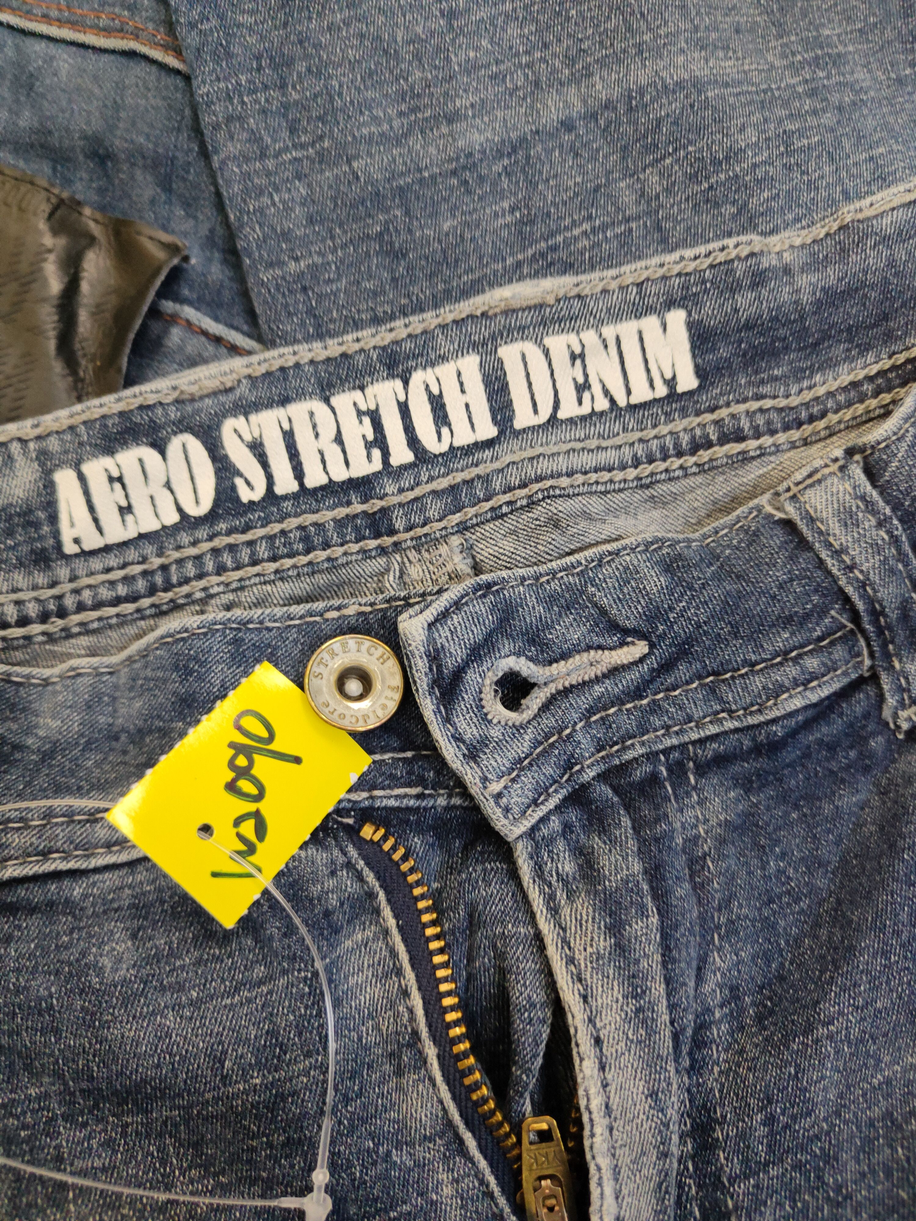 Japanese Brand FieldCore Dark Blue Distressed Ripped Soft Jeans #W2090 Size US 32 / EU 48 - 15 Thumbnail