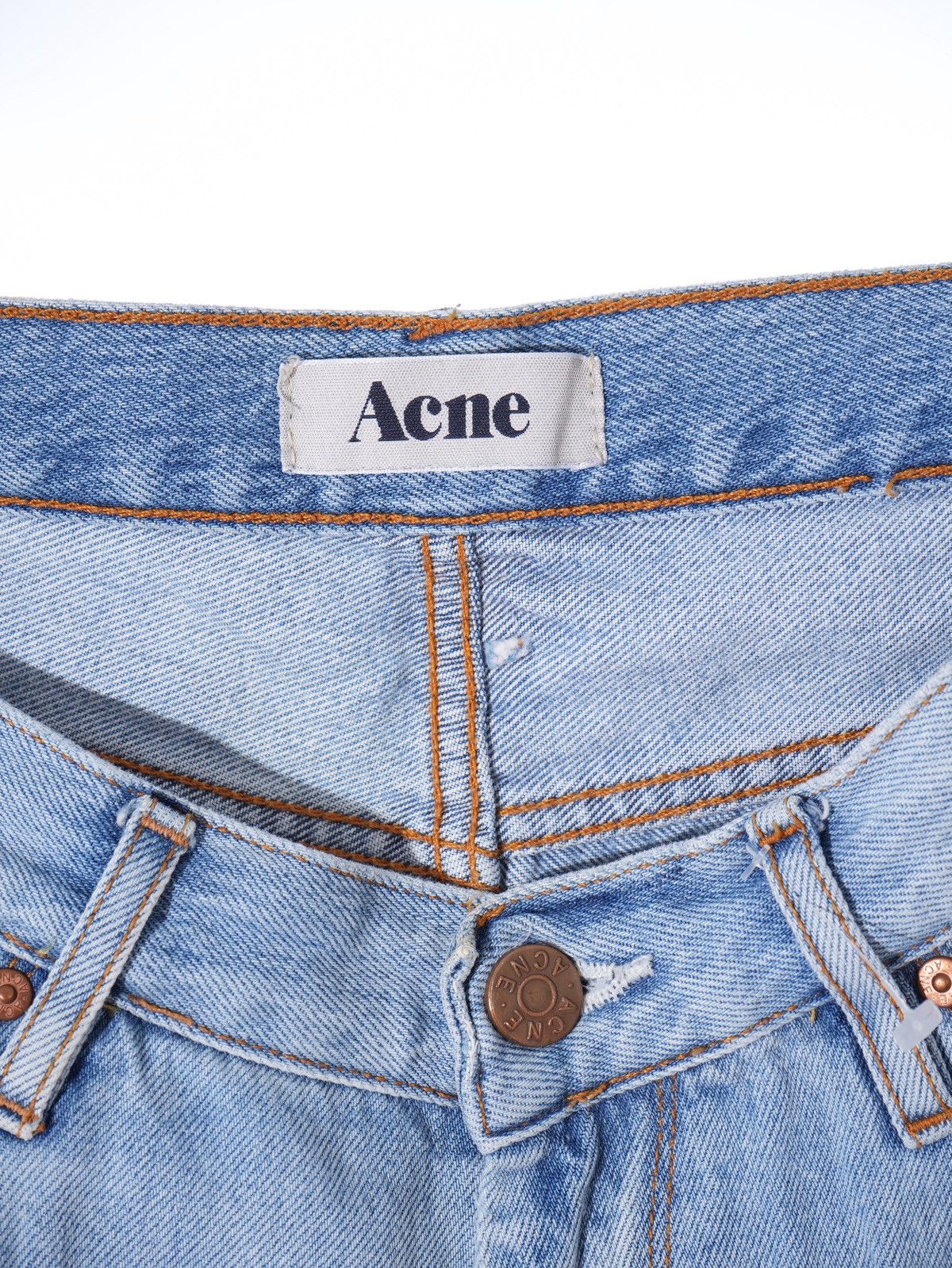 Acne Studios Acne Studios Mod/Le light Slim Straight Fit Luxury Jeans Size US 33 - 5 Thumbnail