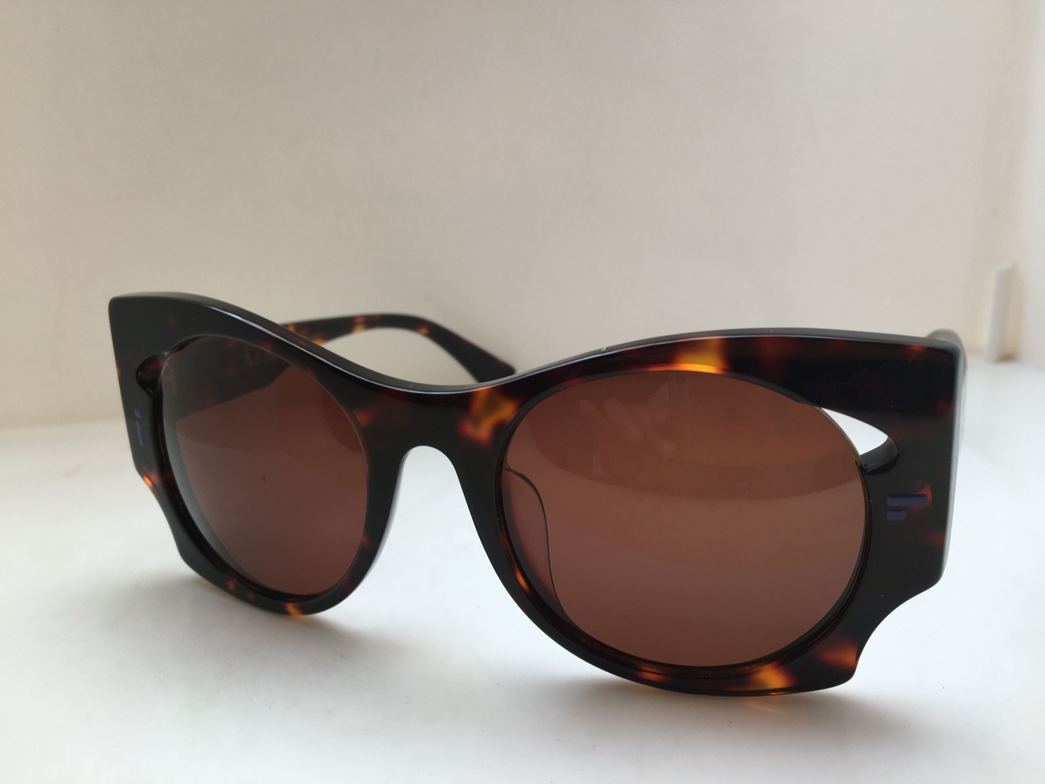 Other Handmade Acetate RUNWAY SHOW Cateye tortoise Sunglasses Size ONE SIZE - 3 Thumbnail