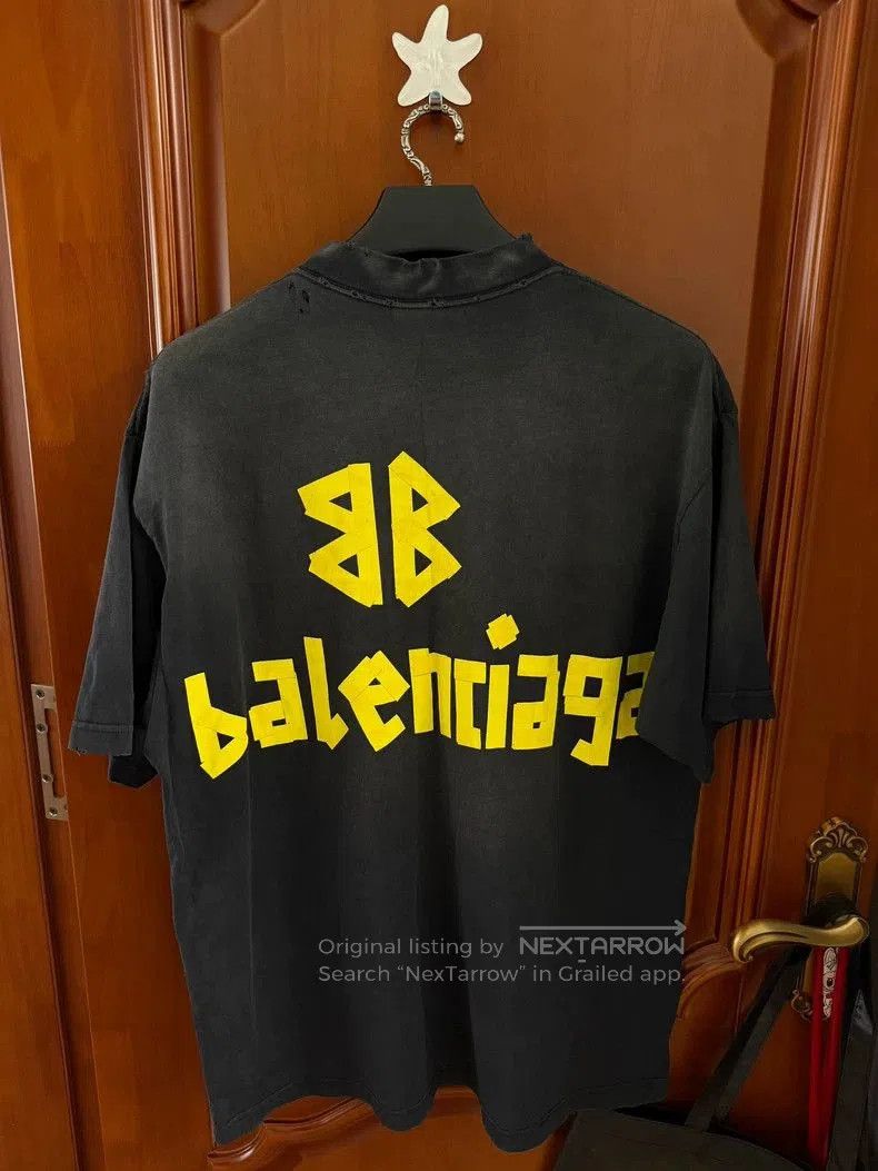 Balenciaga Balenciaga Tape Short Sleeve T-shirt S. Size US S / EU 44-46 / 1 - 2 Thumbnail