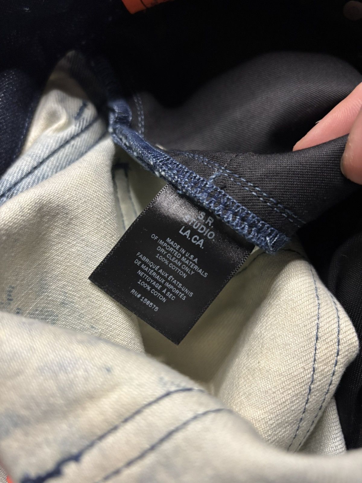 Sterling Ruby [SOLD] S.R. Studios Sterling Ruby 2019 Bleached Soto Denim Size US 30 / EU 46 - 8 Thumbnail