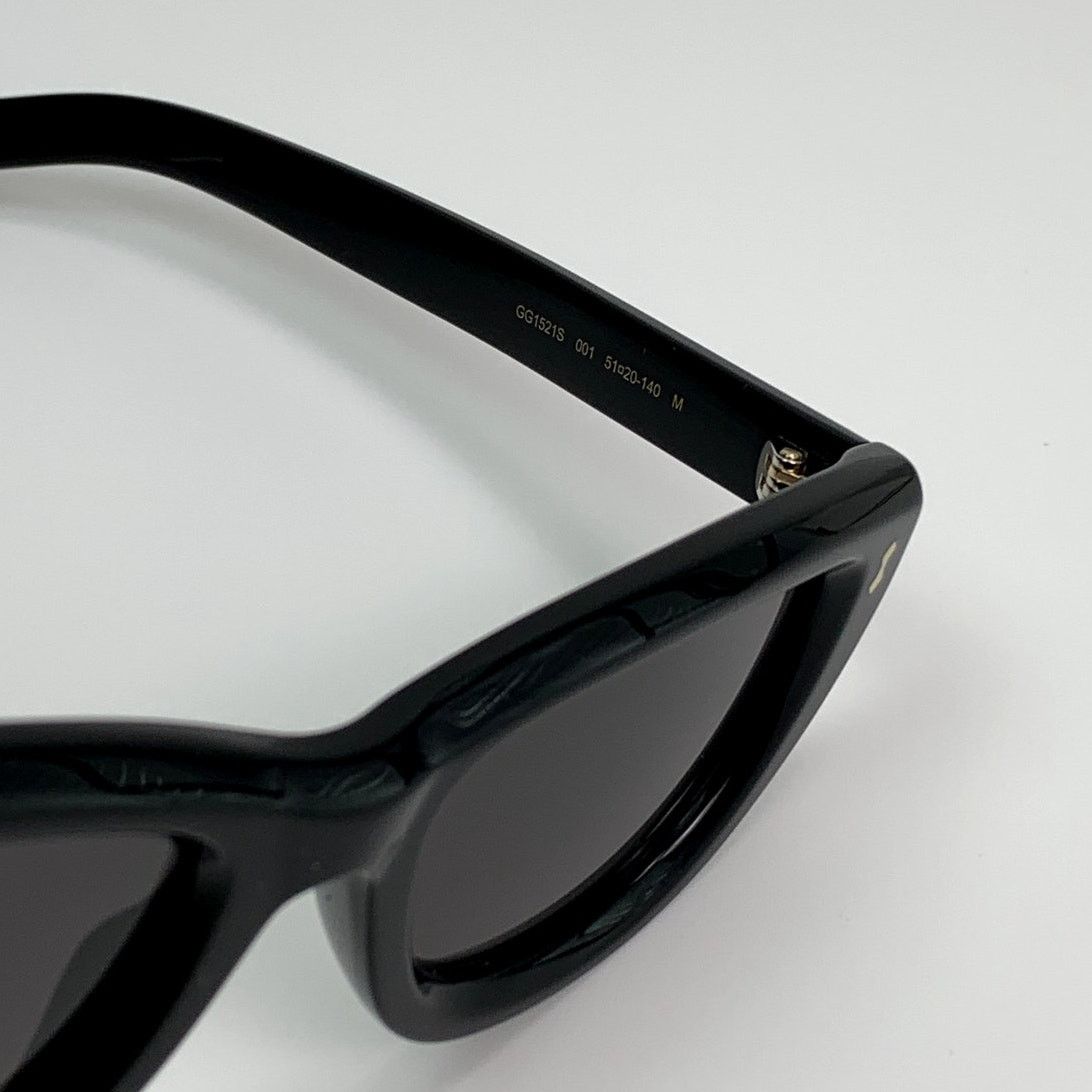 Gucci NEW Gucci Sunglasses GG1521S 001 Black Grey Women Authentic Size ONE SIZE - 8 Thumbnail