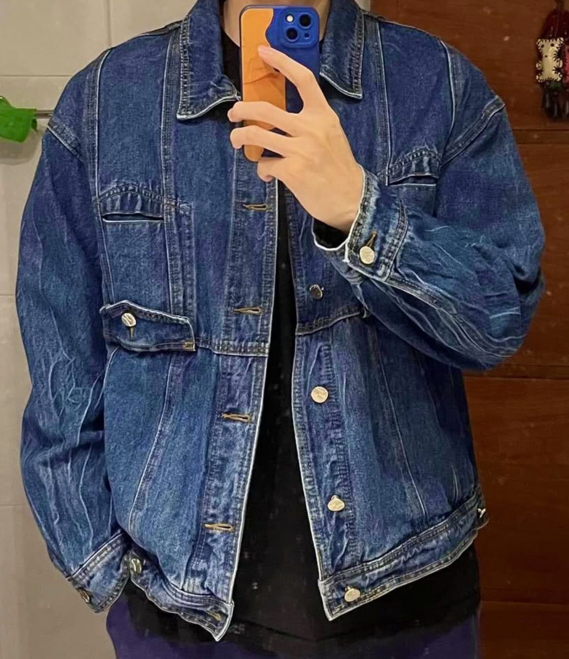 Ader Error Ader Error Ash Line Denim Jacket 22SS Size US L / EU 52-54 / 3 - 6 Thumbnail
