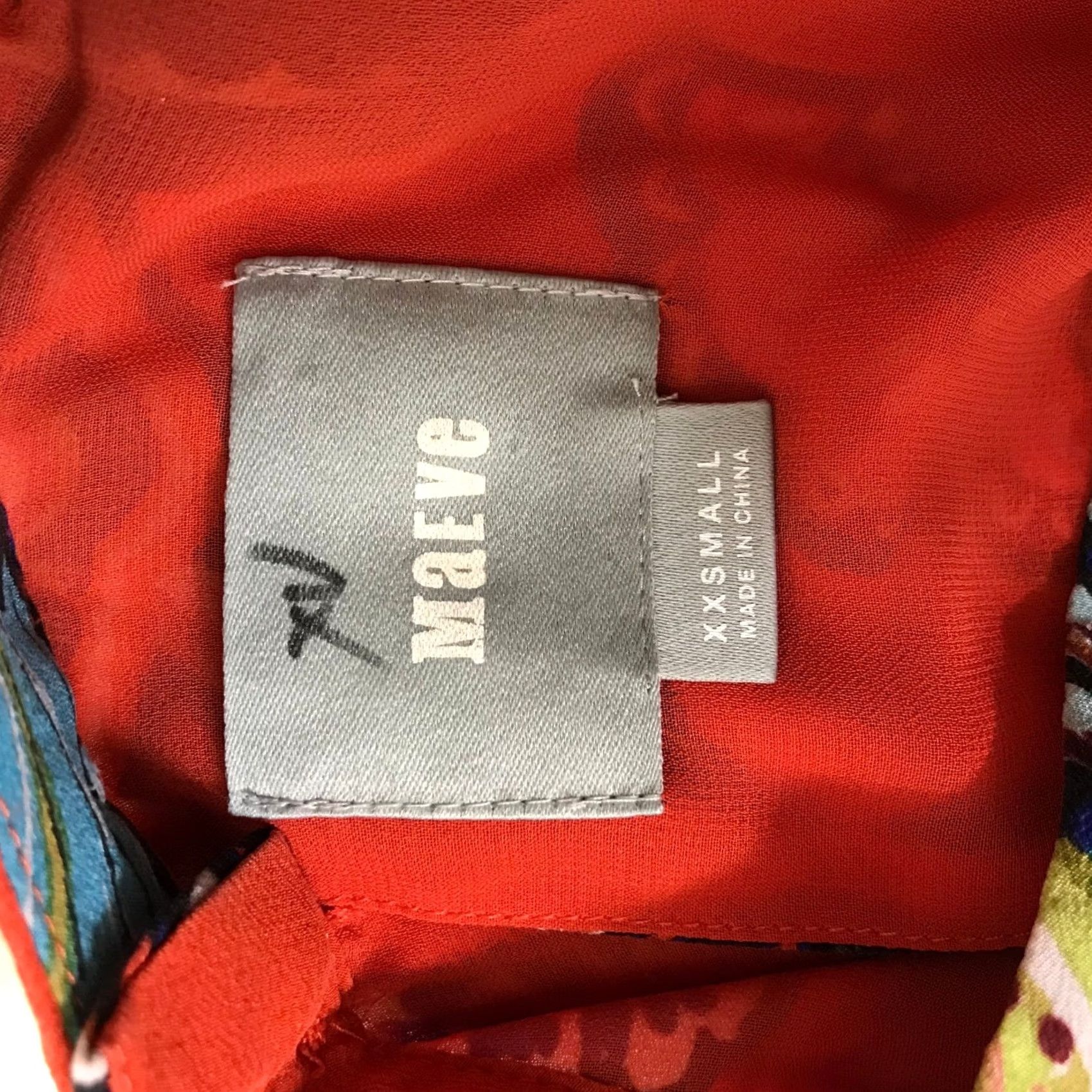 Vintage VINTAGE? (note: original not vintage) Marve Orange Floral Sleeveless Mock Neck A-Line Midi Dress XXS Size XXS / US 00 / IT 34 - 7 Thumbnail