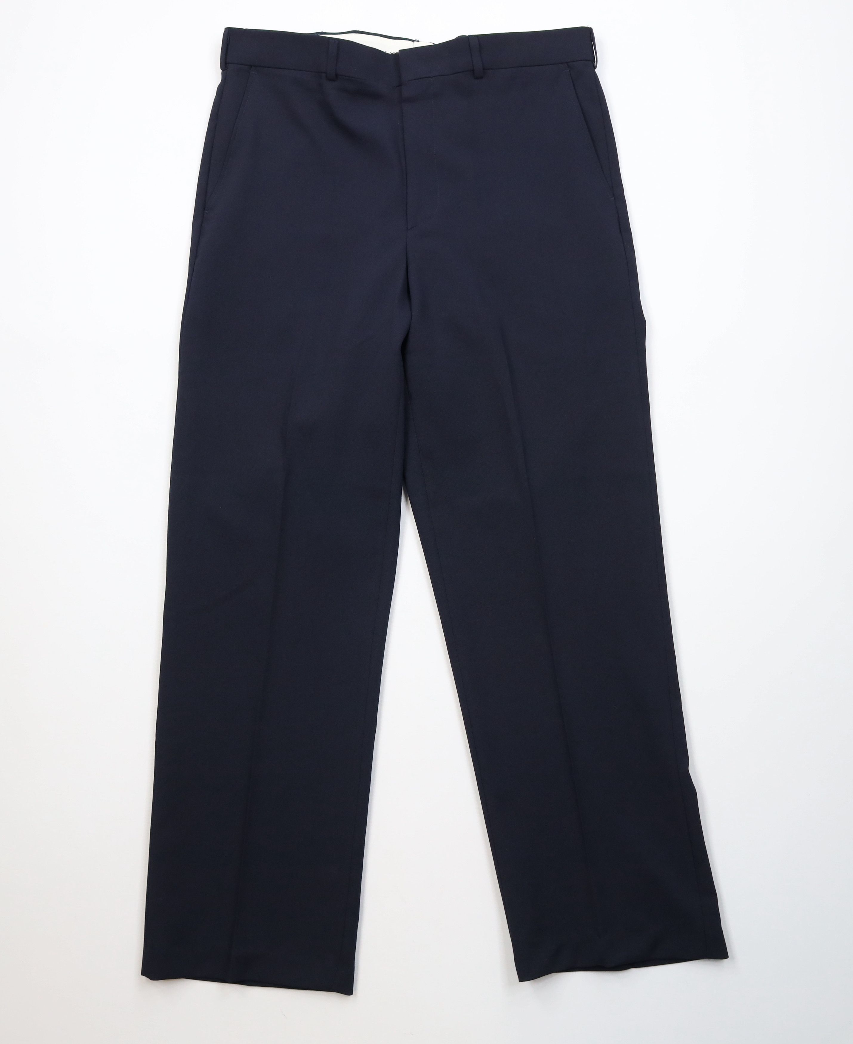 Vintage Vintage 90s Streetwear Knit Flared Wide Leg Chino Pants Blue Size US 34 / EU 50 - 1 Thumbnail