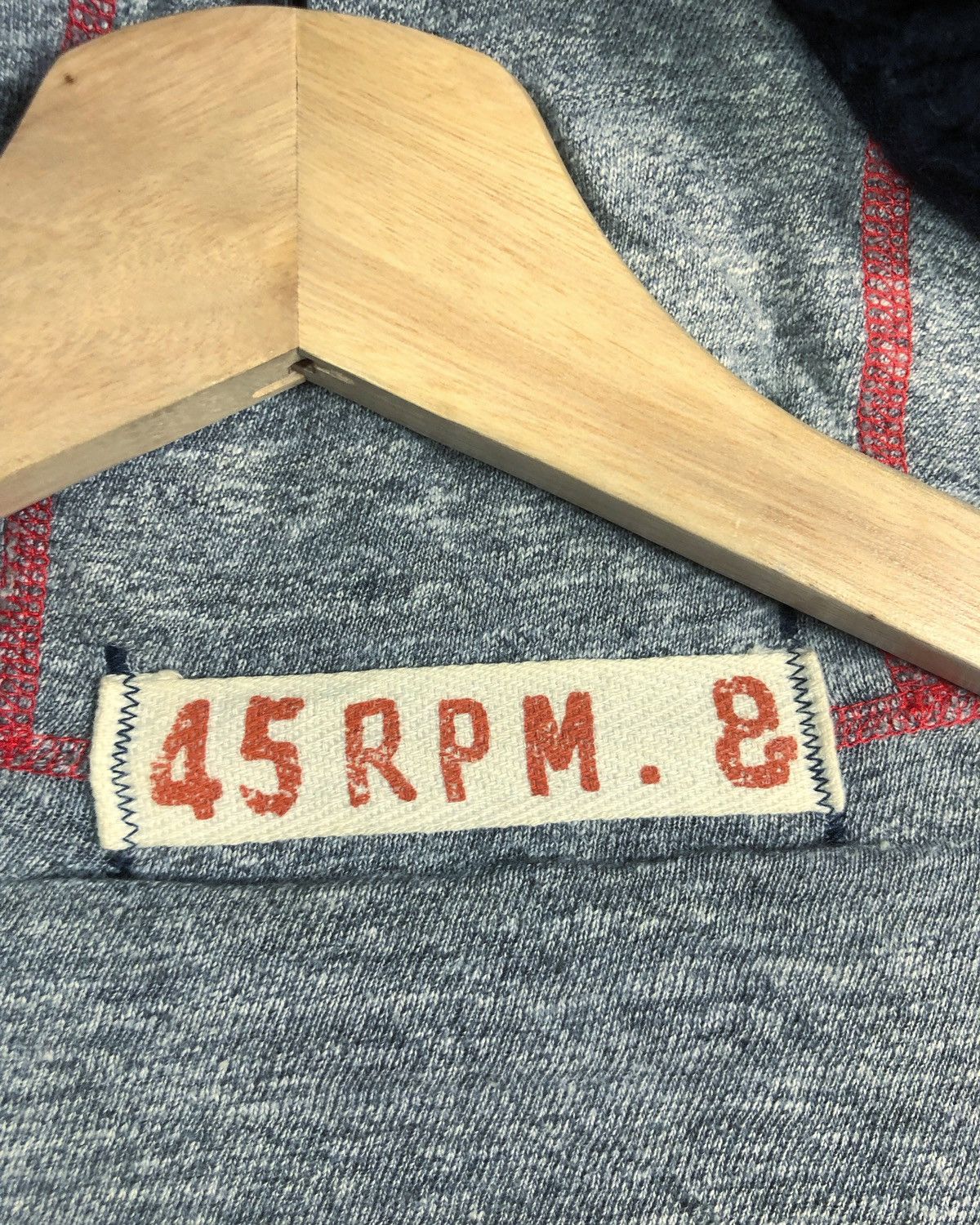45rpm Rare 45RPM Japan Deep Pile Fleece Zipper Hoodie Size US S / EU 44-46 / 1 - 9 Thumbnail