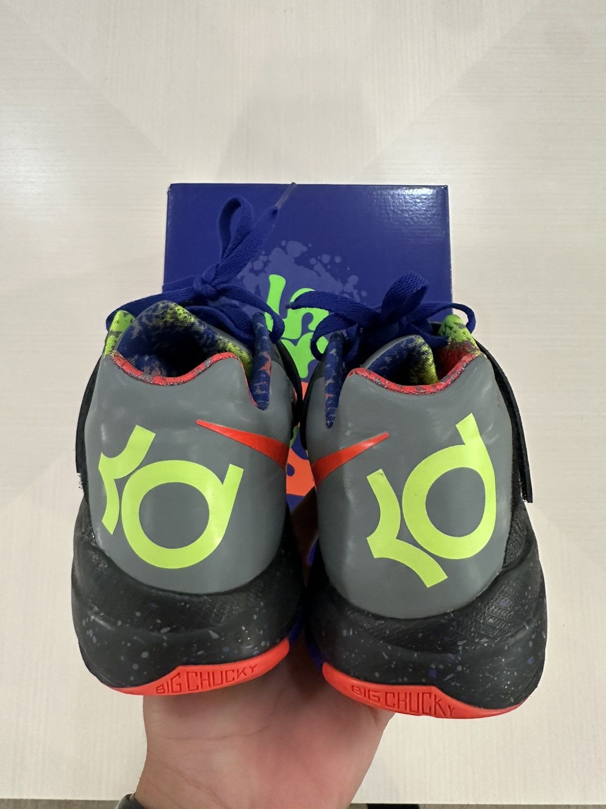 Nike Nike Kevin Durant Zoom KD 4 x Nerf 2024 size 9.5M used Size US 9.5 / EU 42-43 - 6 Thumbnail