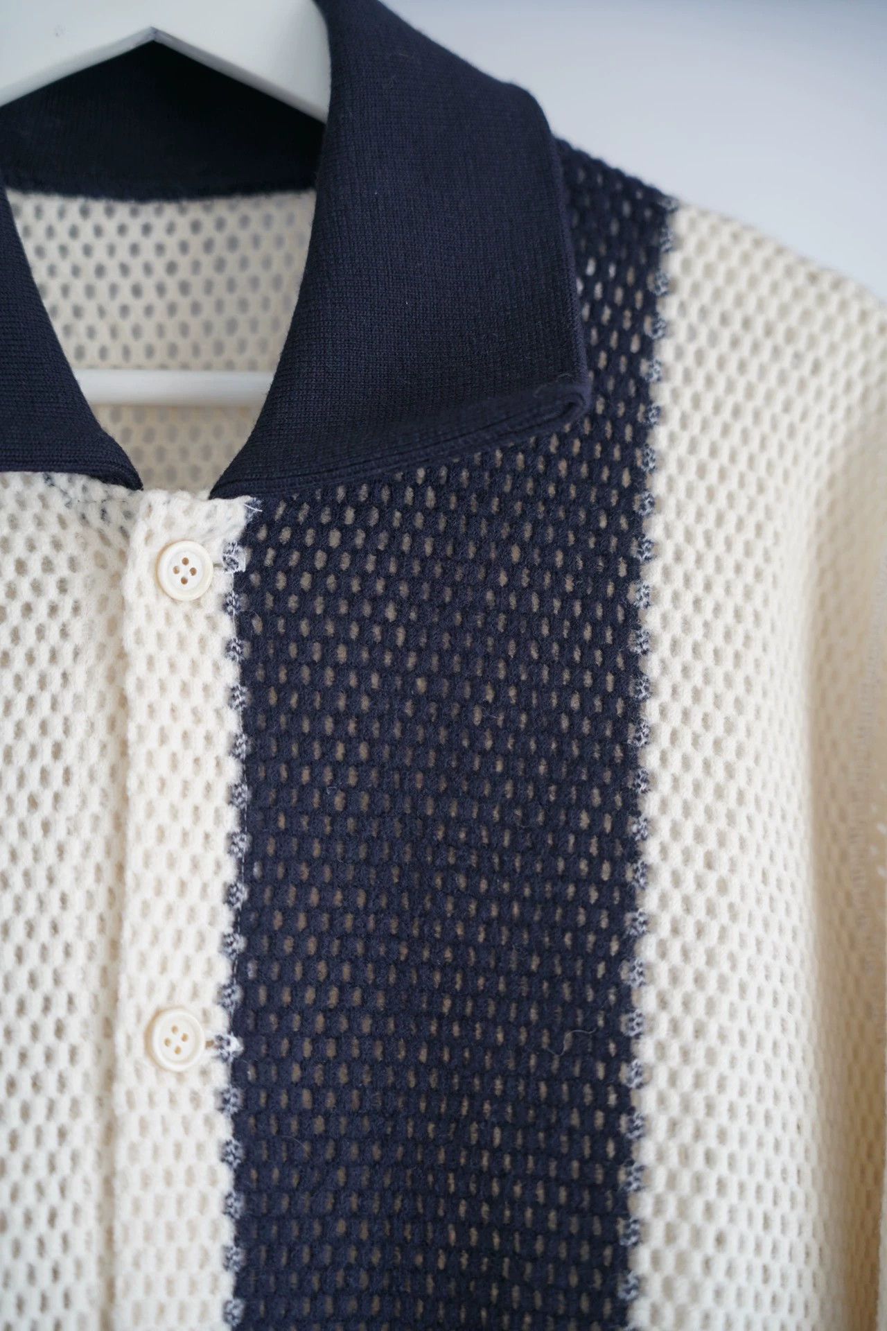 Yohji Yamamoto Yohji Yamamoto 91SS Handwoven Cutout Wool Shirt Jkt Size US M / EU 48-50 / 2 - 4 Thumbnail