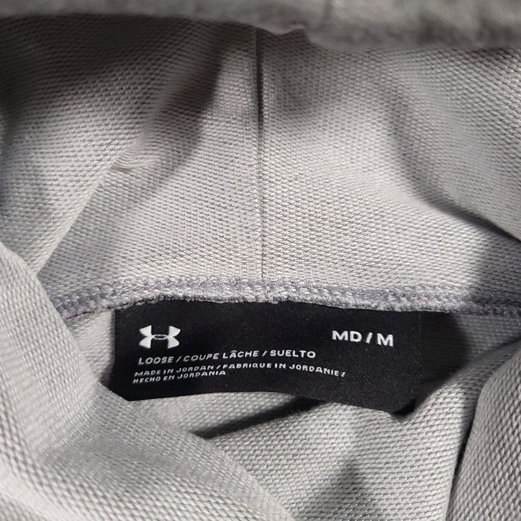 Under Armour Under Armour Featherweight Hoodie Women's Medium Gray Cowl Neck Zip Pockets Lightweight Size M / US 6-8 / IT 42-44 - 7 Thumbnail