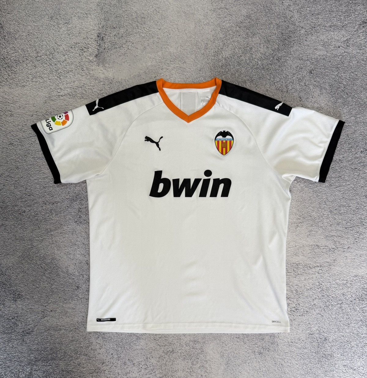 Puma Valencia CF 2019 Home Jersey XXL Puma Bwin La Liga Soccer Size US XXL / EU 58 / 5 - 1 Thumbnail
