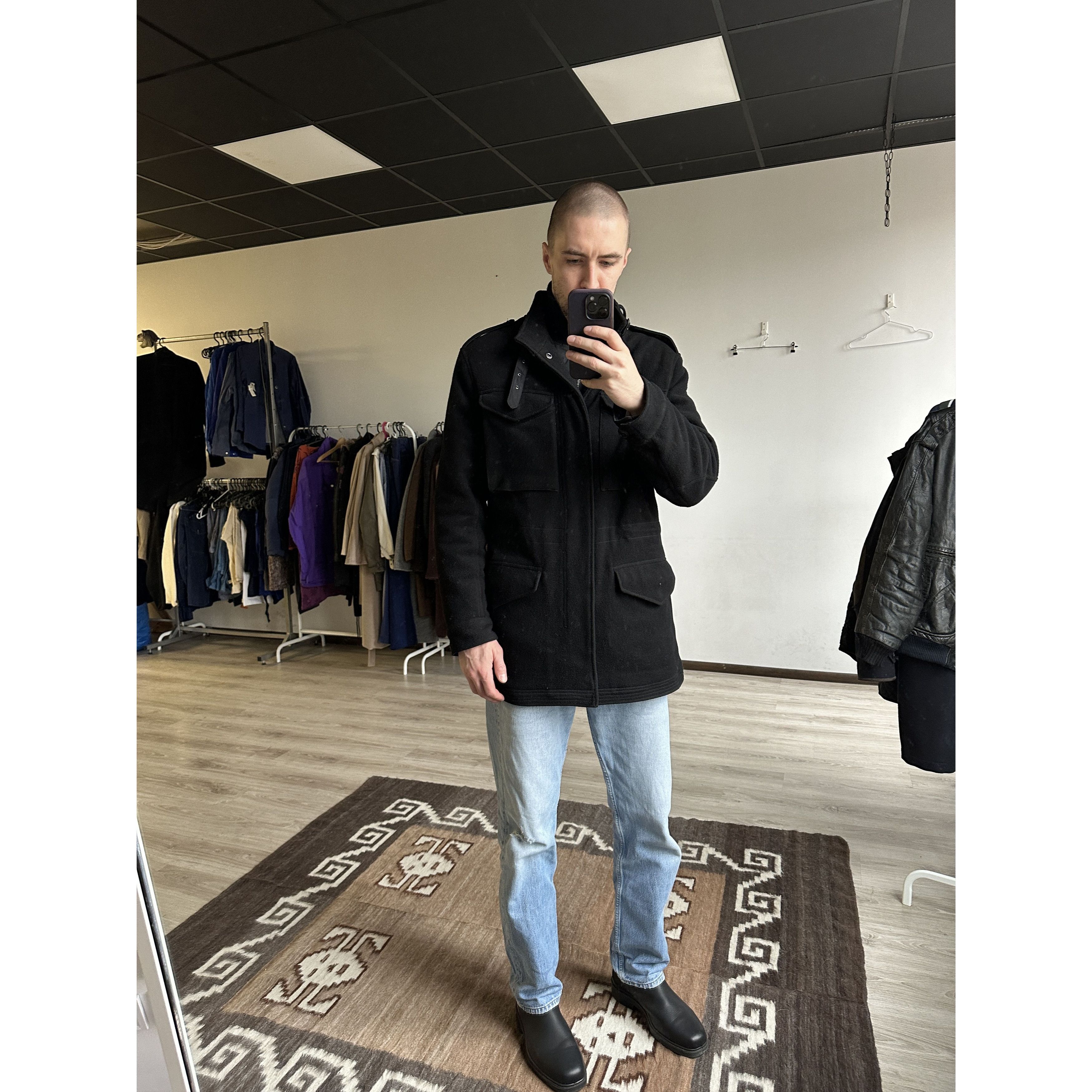 Polo Ralph Lauren Polo Ralph Lauren Vintage M 65 Wool Heavy Coat Jacket 7912AC Size US M / EU 48-50 / 2 - 2 Thumbnail