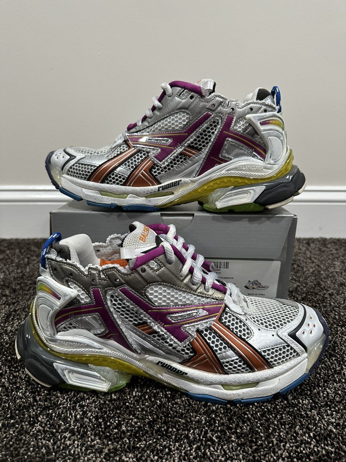スニーカー BALENCIAGA 'Runner 2.0' sneakers Multicolor Men's Runner Sneaker in Multicolor | Balenciaga US