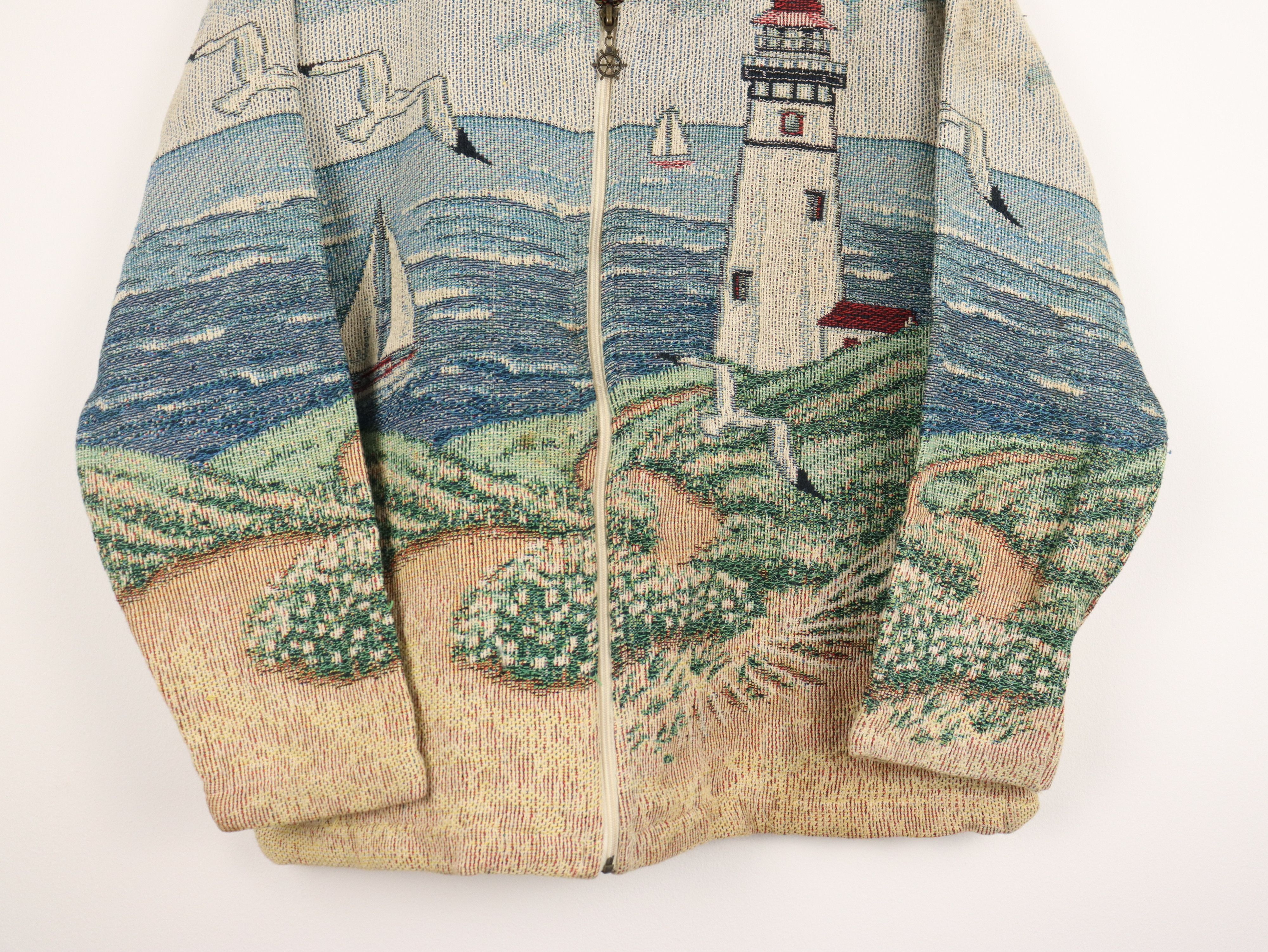 Vintage Vintage Art All Over Print Tapestry Jacket Size US L / EU 52-54 / 3 - 8 Thumbnail