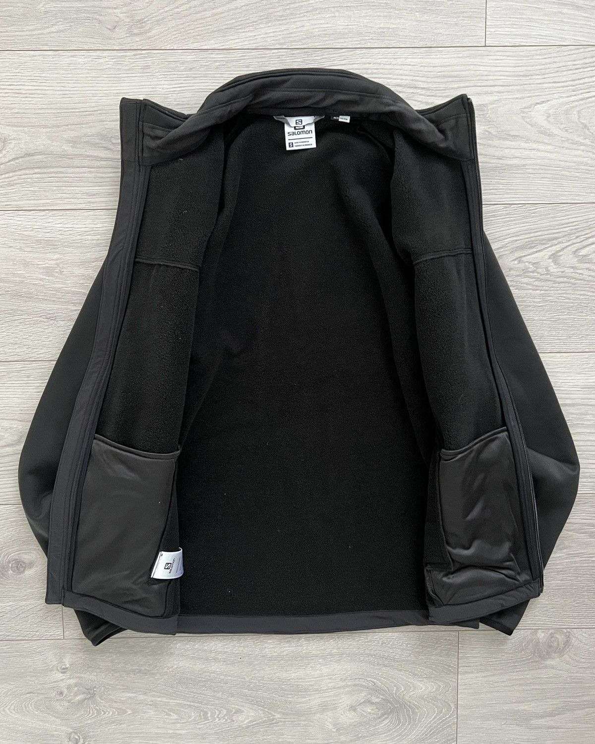 Salomon Salomon Acti-Therm Windproof Softshell Fleece Lined Jacket Size US S / EU 44-46 / 1 - 3 Thumbnail