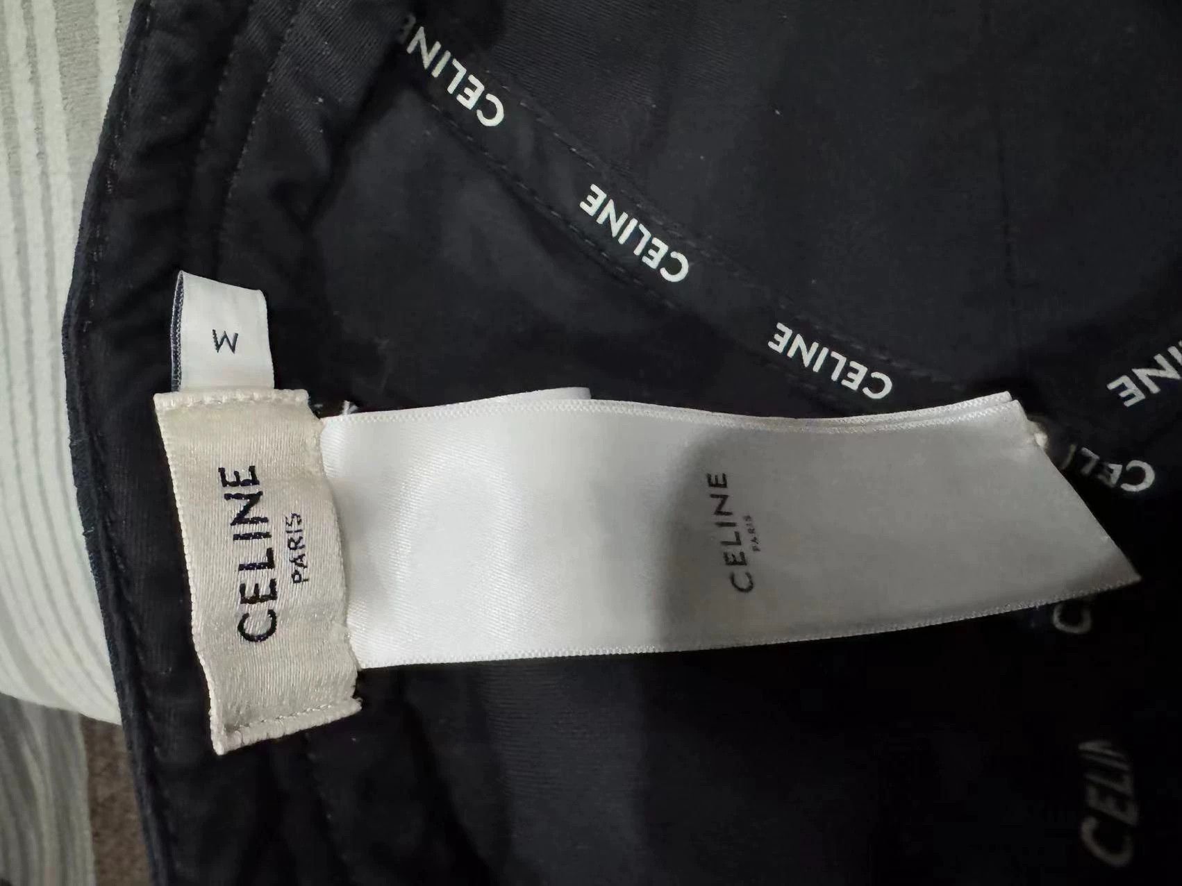 Celine Celine Black Dusty Hat (Cleanable) Size ONE SIZE - 3 Thumbnail