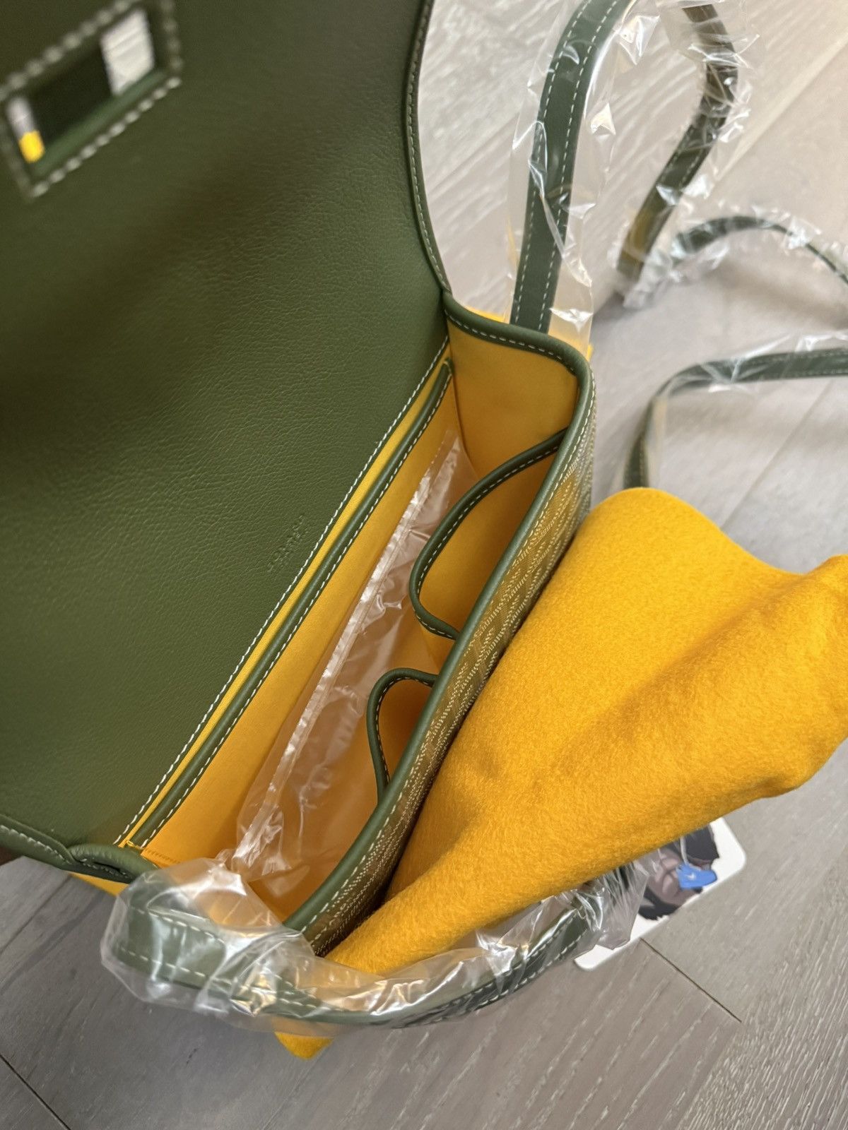 Goyard Goyard Belvedere PM Messenger Side Bag Luminous Khaki Green Size ONE SIZE - 9 Thumbnail