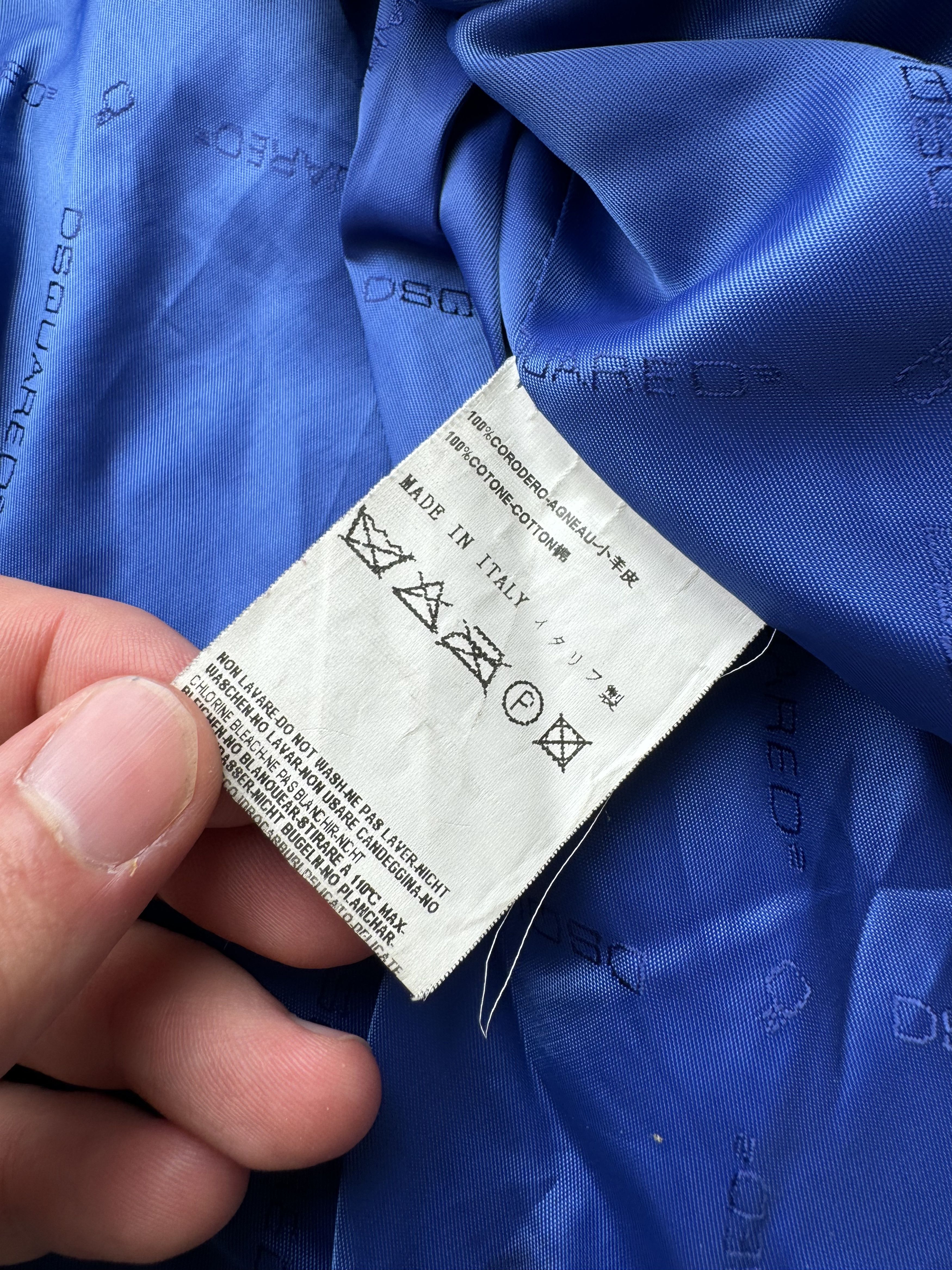 Dsquared2 × Genuine Leather × Vintage Dsquared2 Multi Zipped Lamb Leather Bomber Jacket Size M / US 6-8 / IT 42-44 - 9 Thumbnail