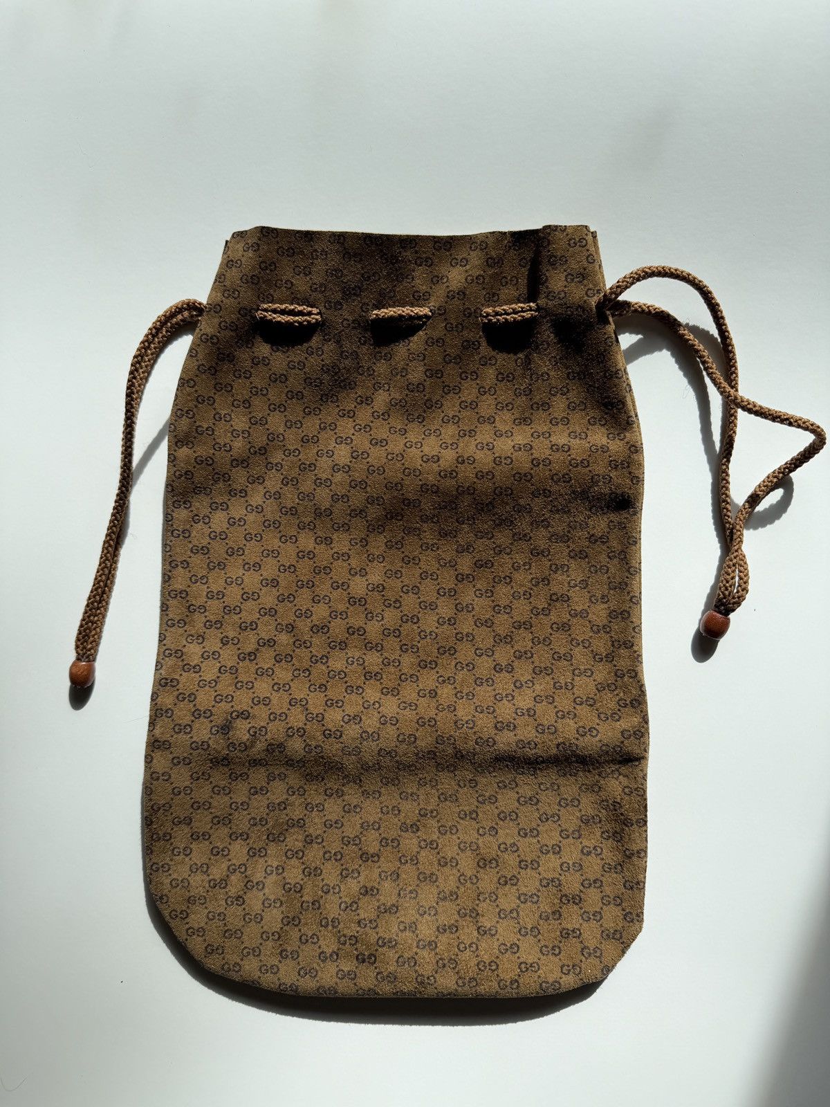 Gucci Vintage Gucci Micro GG Suede Bottle Bag — Original Box Size ONE SIZE - 1 Thumbnail