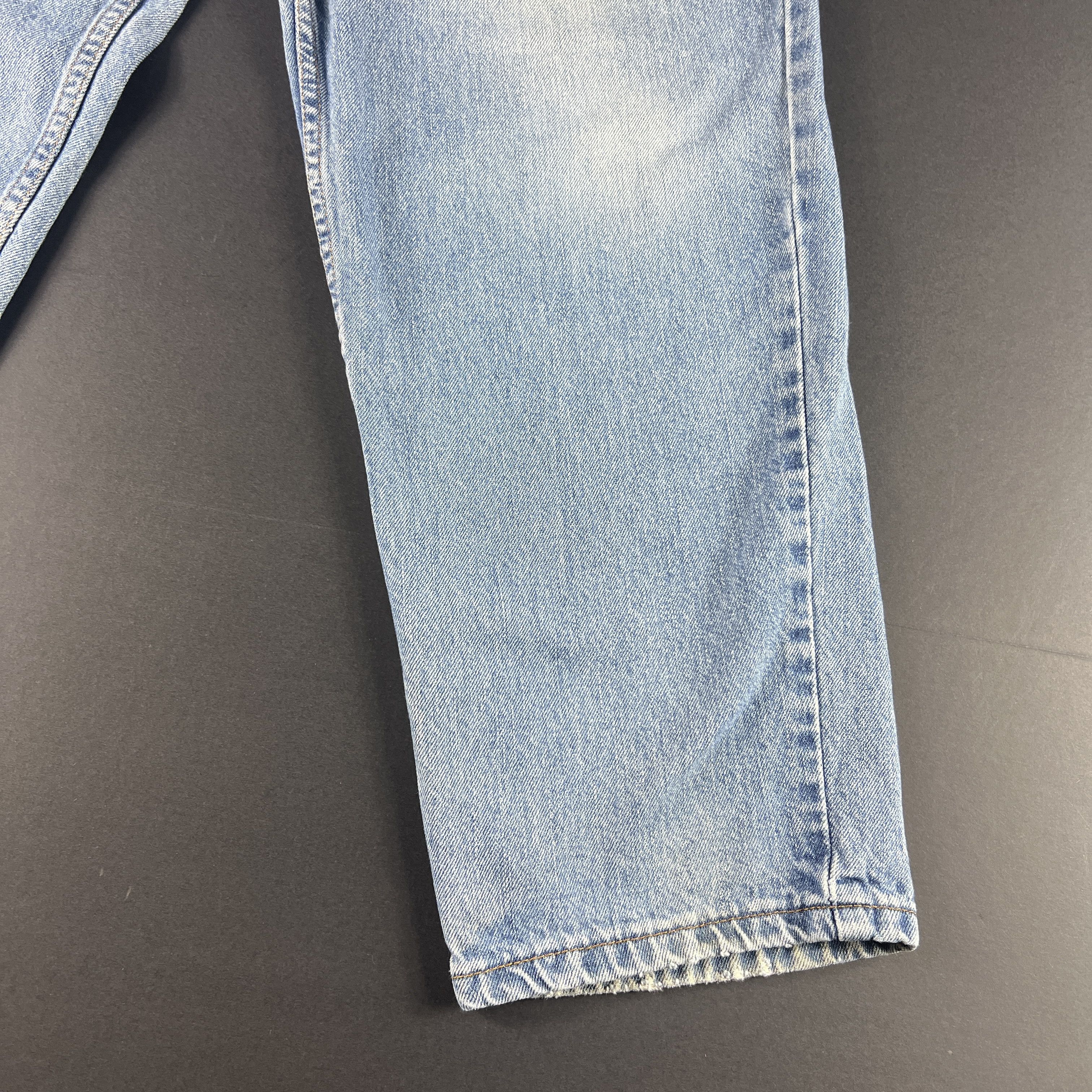 Levi's × Vintage Y2K Levi's Jeans 560 Loose Tapered Blue Faded Cotton Denim Size US 34 / EU 50 - 5 Thumbnail