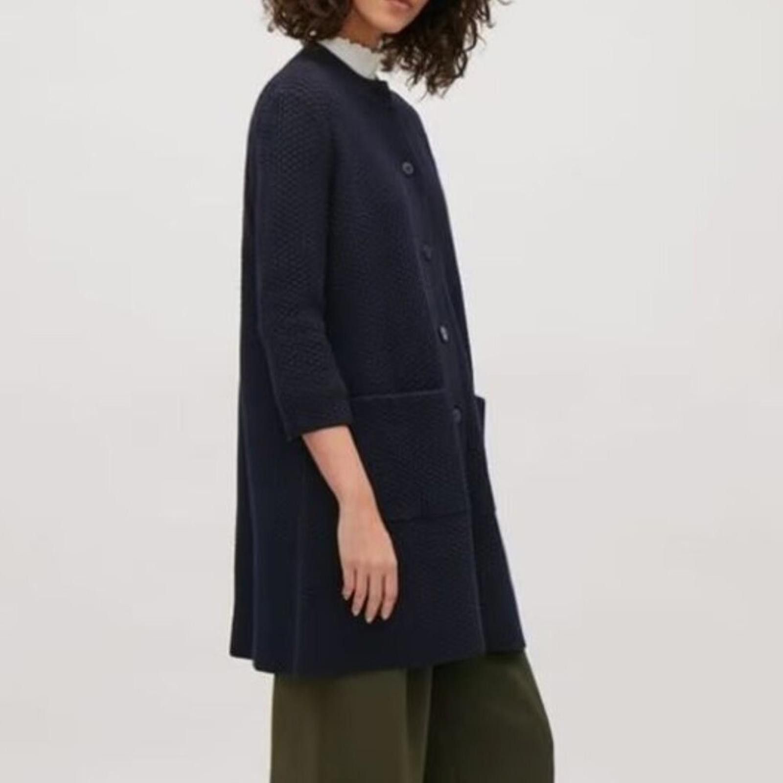 Cos COS Textured Swing Cardigan Size S / US 4 / IT 40 - 3 Thumbnail
