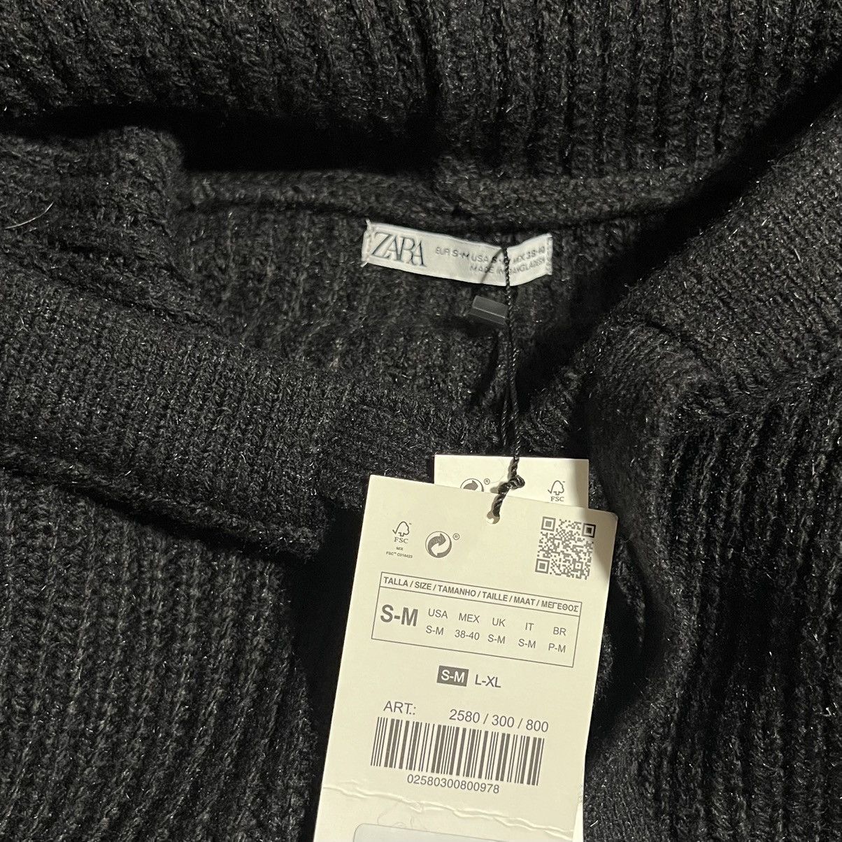 Zara Zara Men’s Black Knit Hoodie Size US S / EU 44-46 / 1 - 3 Thumbnail