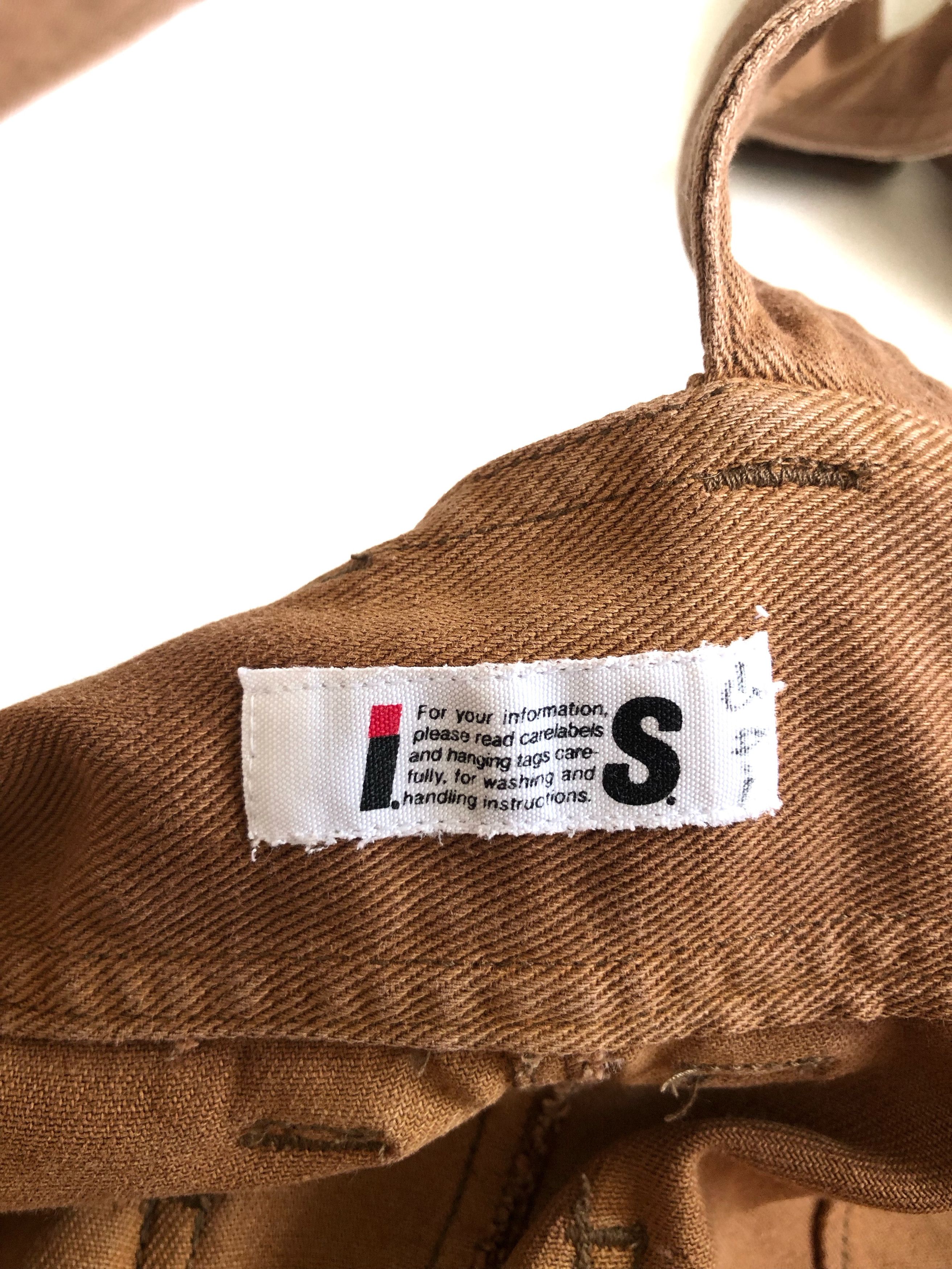Issey Miyake ARCHIVE🔥80’S I.S. 2-WAYS 8-POCKETS WRAP OVERALL Size 33" - 12 Thumbnail
