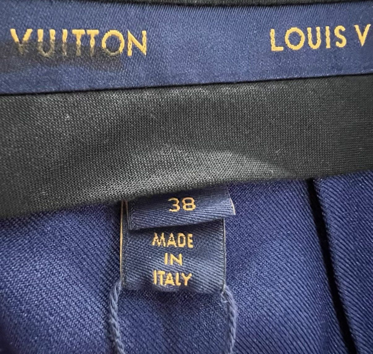 Louis Vuitton Louis Vuitton Monogram Belted Blue Shorts J41 Size US 38 / EU 54 - 4 Thumbnail