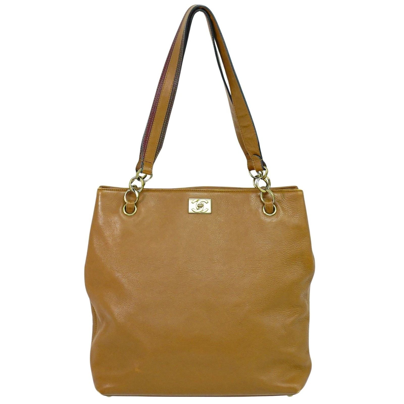 Chanel Vintage CC Tote Leather